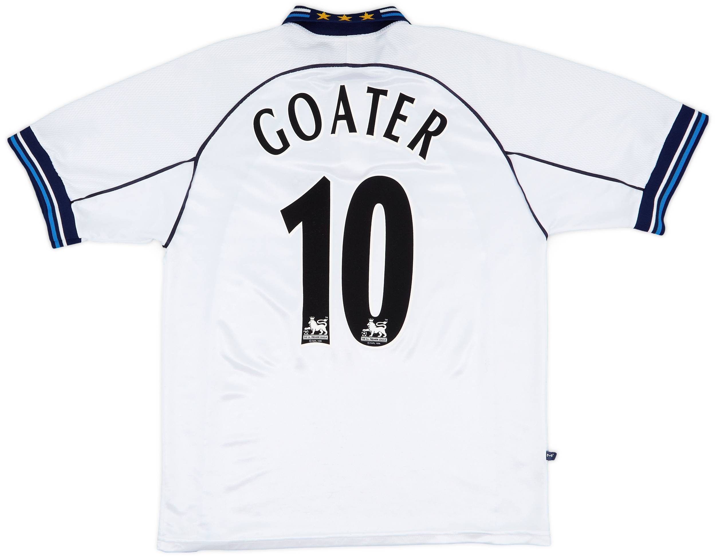 1999-00 Manchester City Away Shirt Goater #10 - 10/10 - (XL)