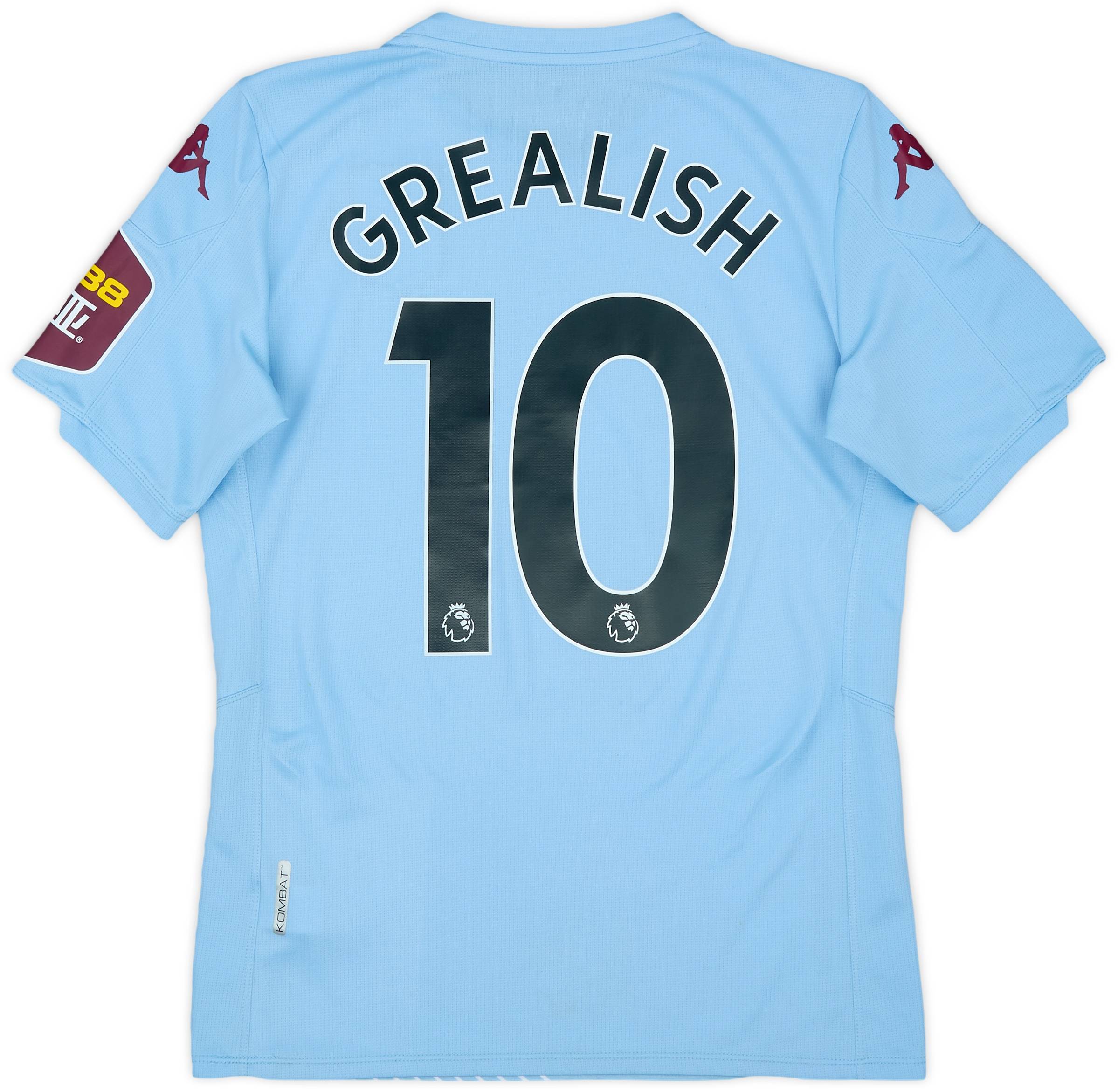 2019-20 Aston Villa Away Shirt Grealish #10 - 8/10 - (S)