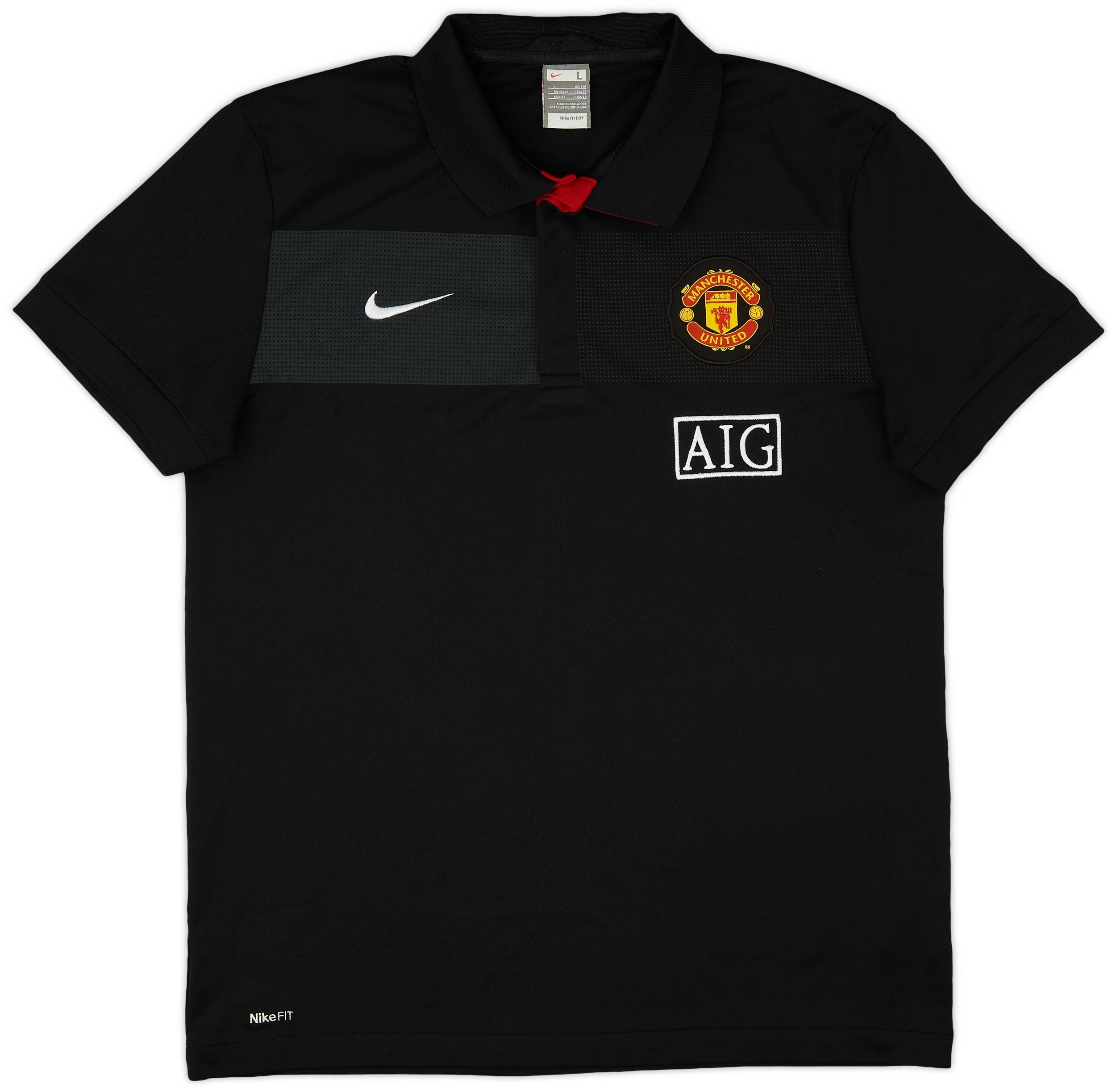 2009-10 Manchester United Nike Polo Shirt - 8/10 - (L)