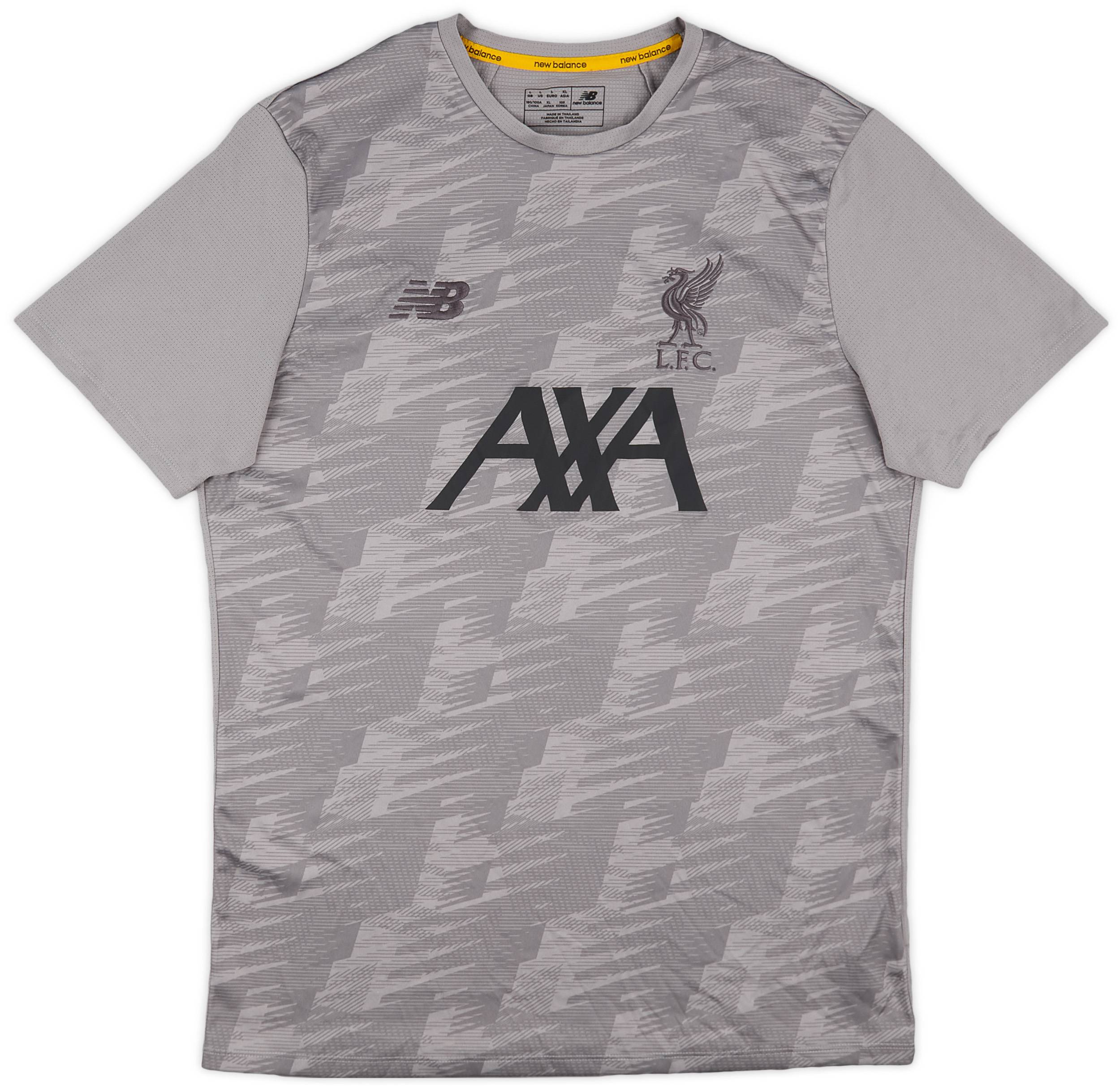 2019-20 Liverpool New Balance Training Shirt - 9/10 - (L)