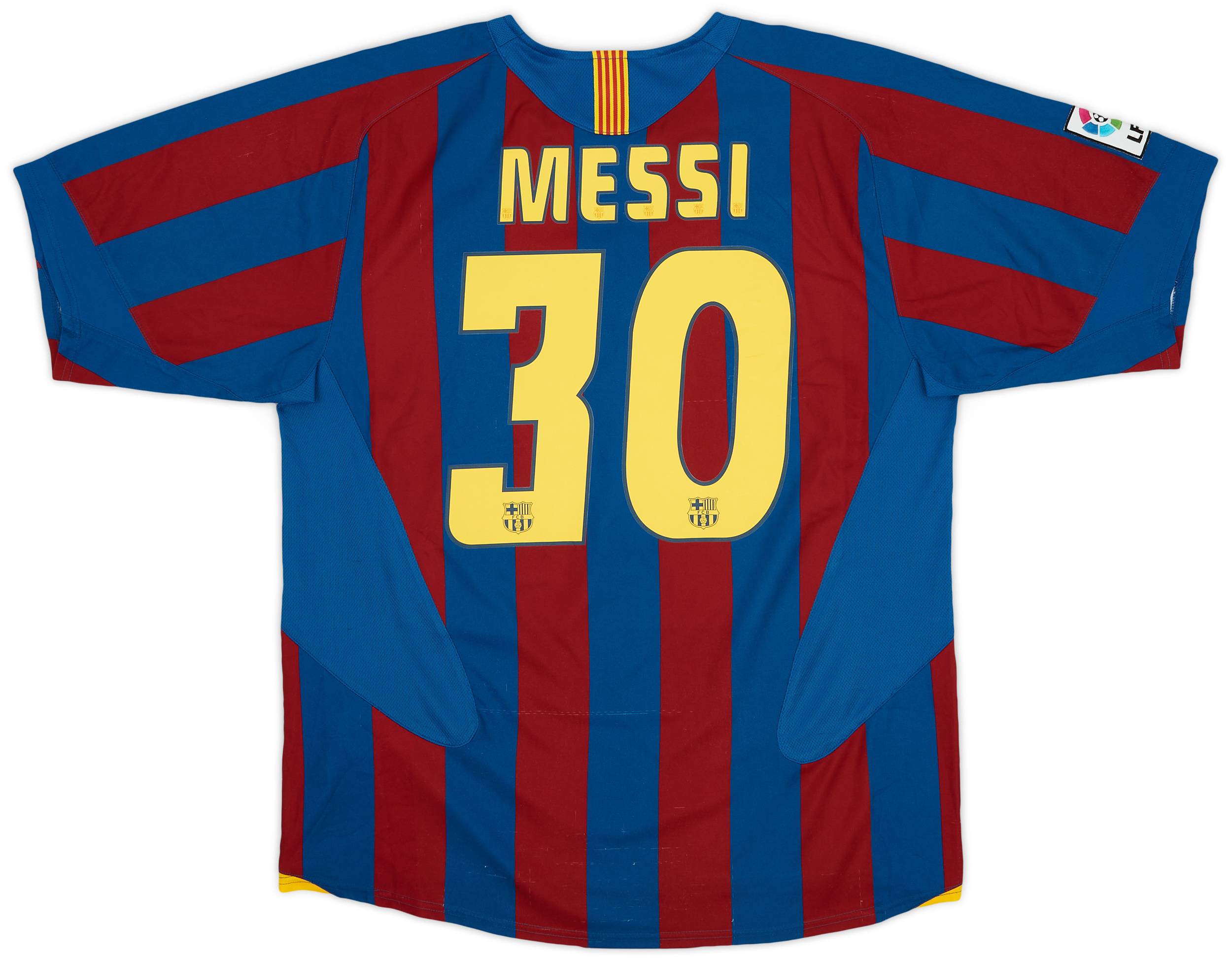 2005-06 Barcelona Home Shirt Messi #30 - 6/10 - (XL)