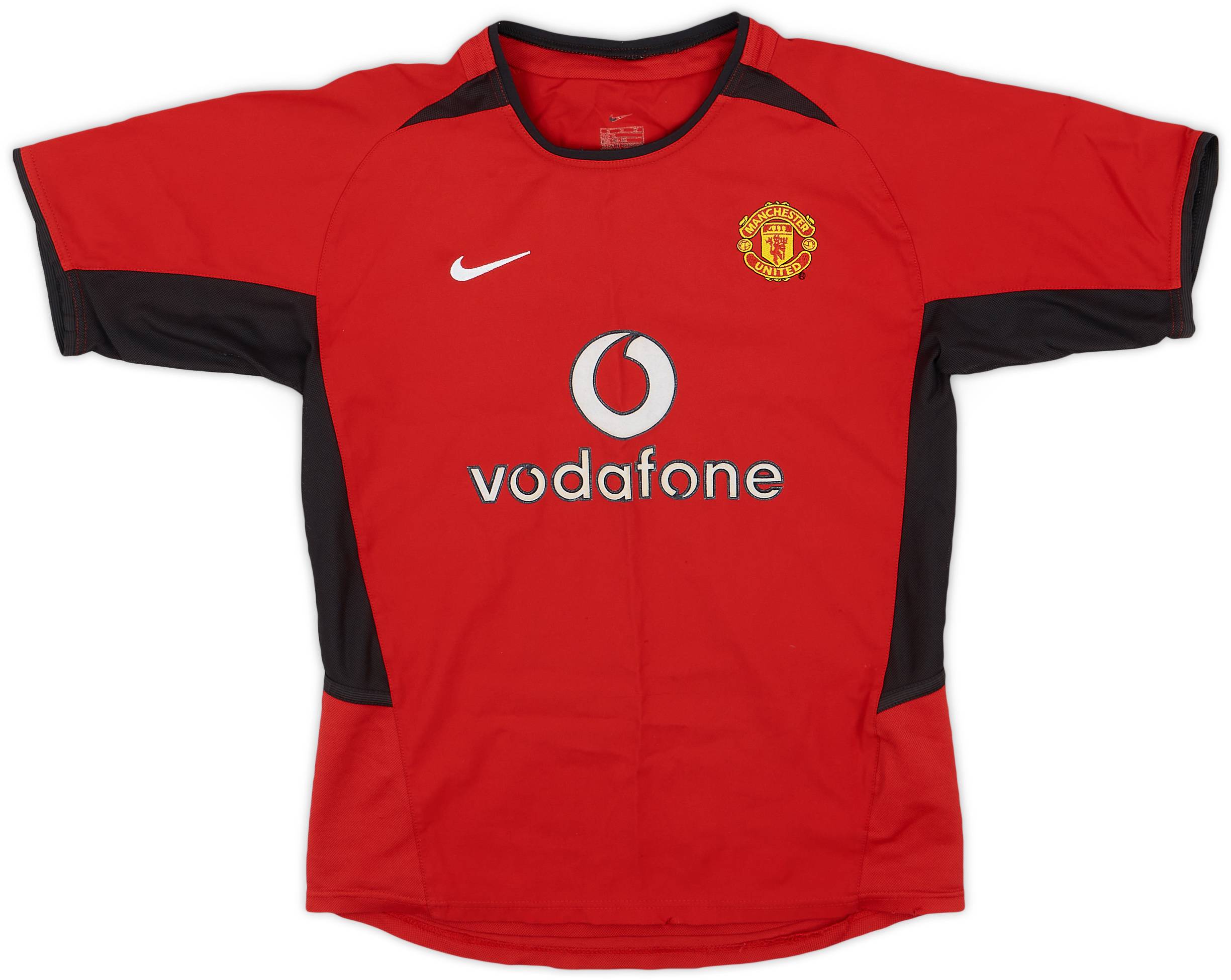 2002-04 Manchester United Home Shirt - 5/10 - (M.Boys)