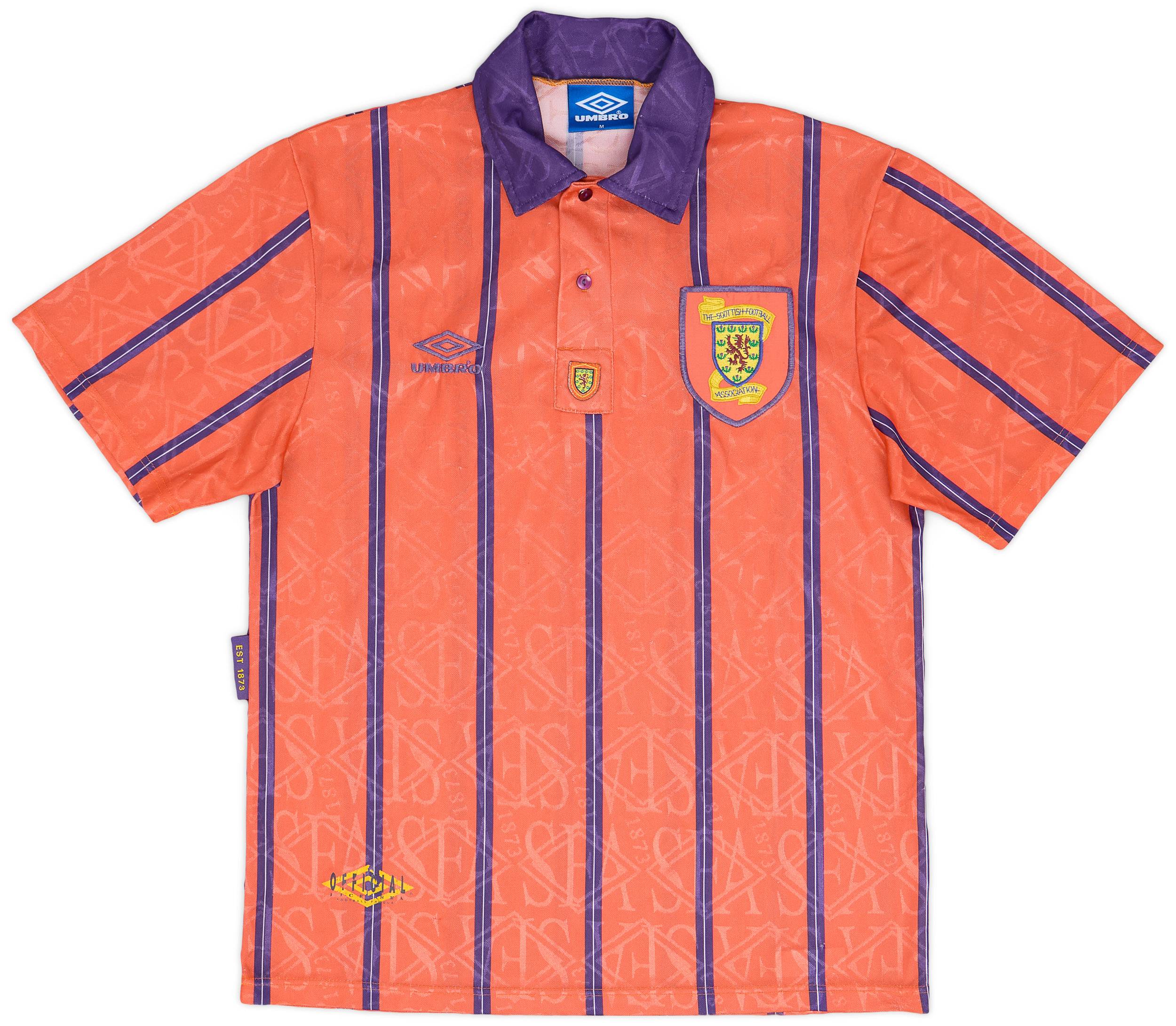 1993-95 Scotland Away Shirt - 8/10 - (XL)