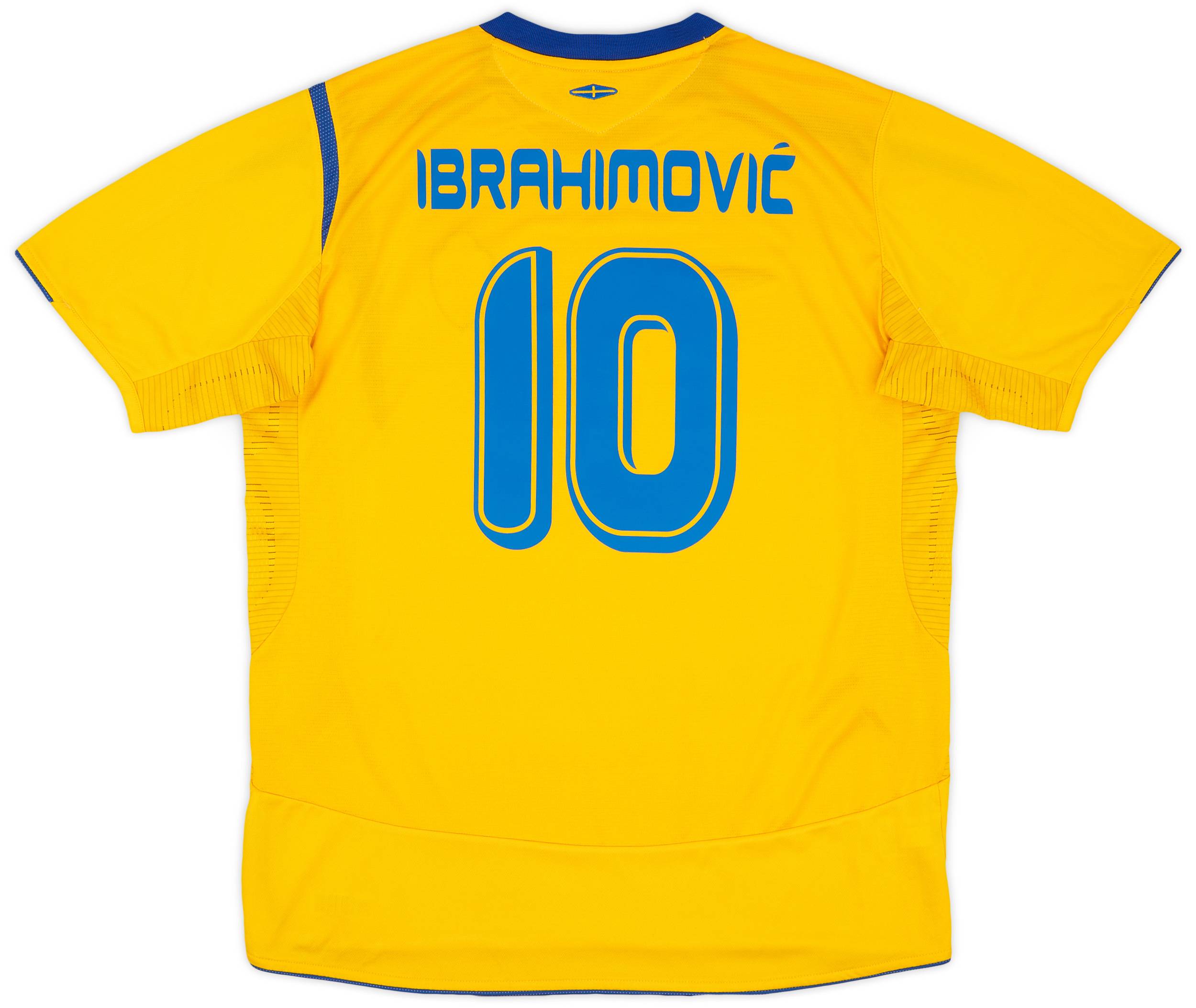 2005-06 Sweden Home Shirt Ibrahimovic #10 - 9/10 - (XL)