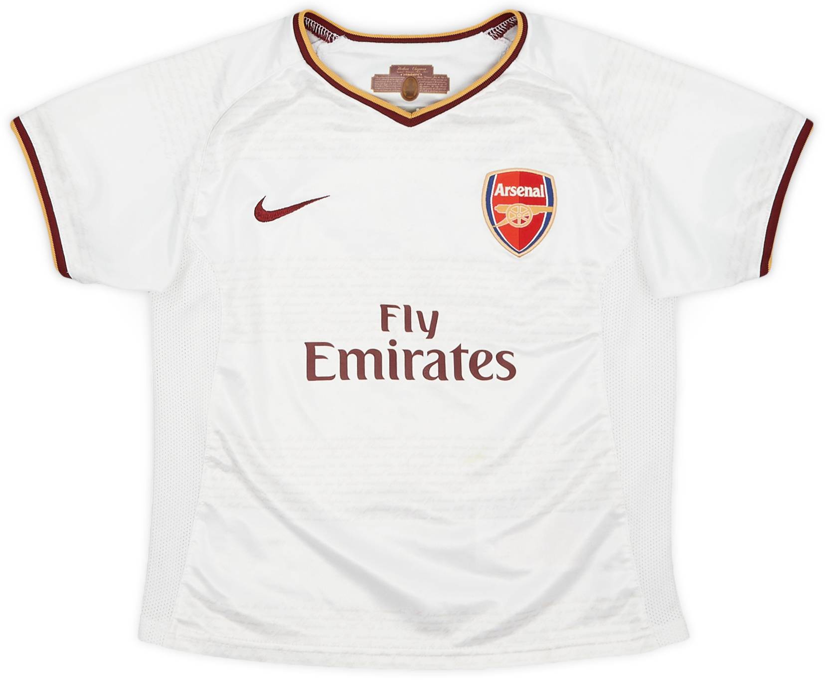 2007-08 Arsenal Away Shirt - 9/10 - (5-6 Years)