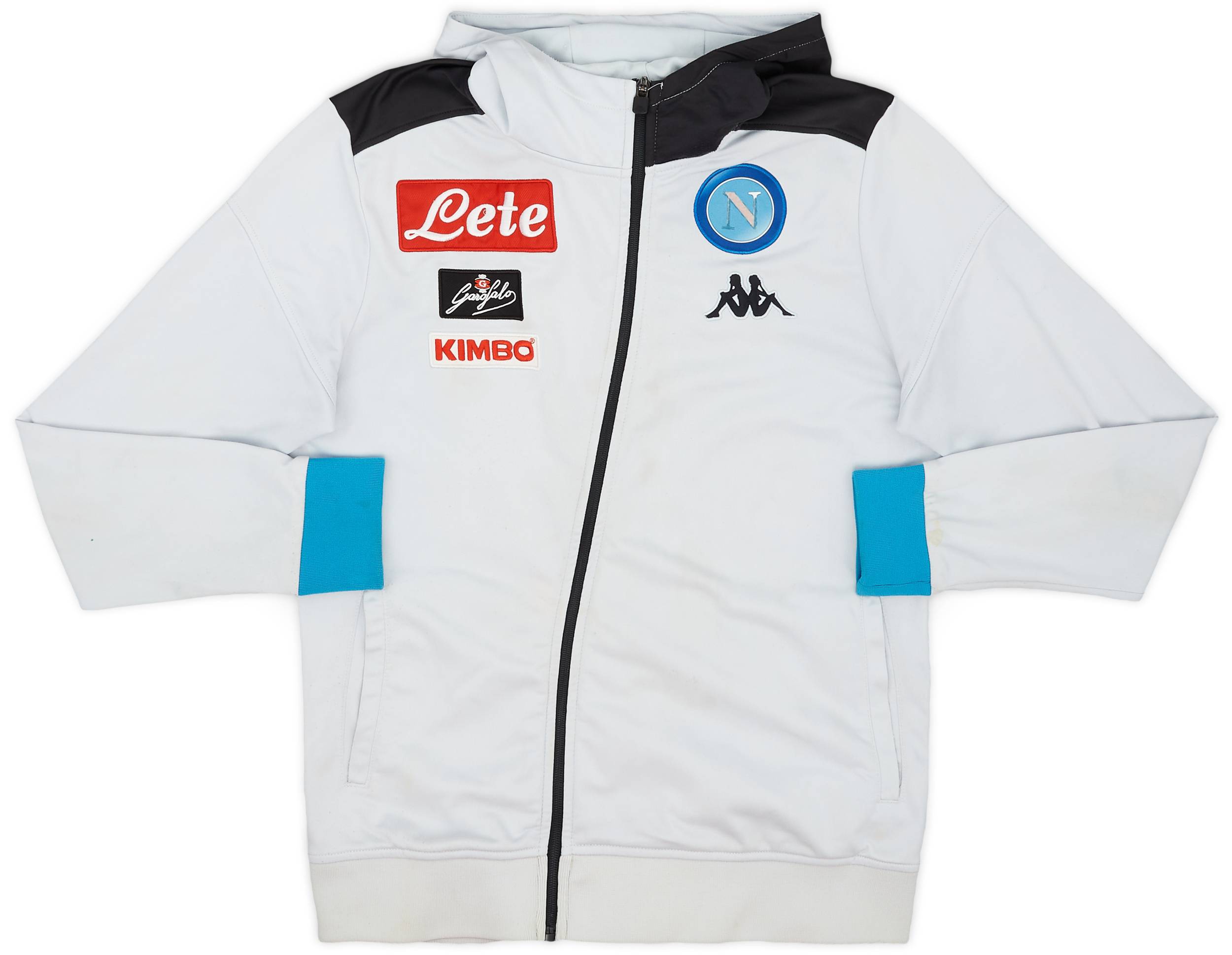 2017-18 Napoli Kappa Hooded Track Jacket - 3/10 - (M)