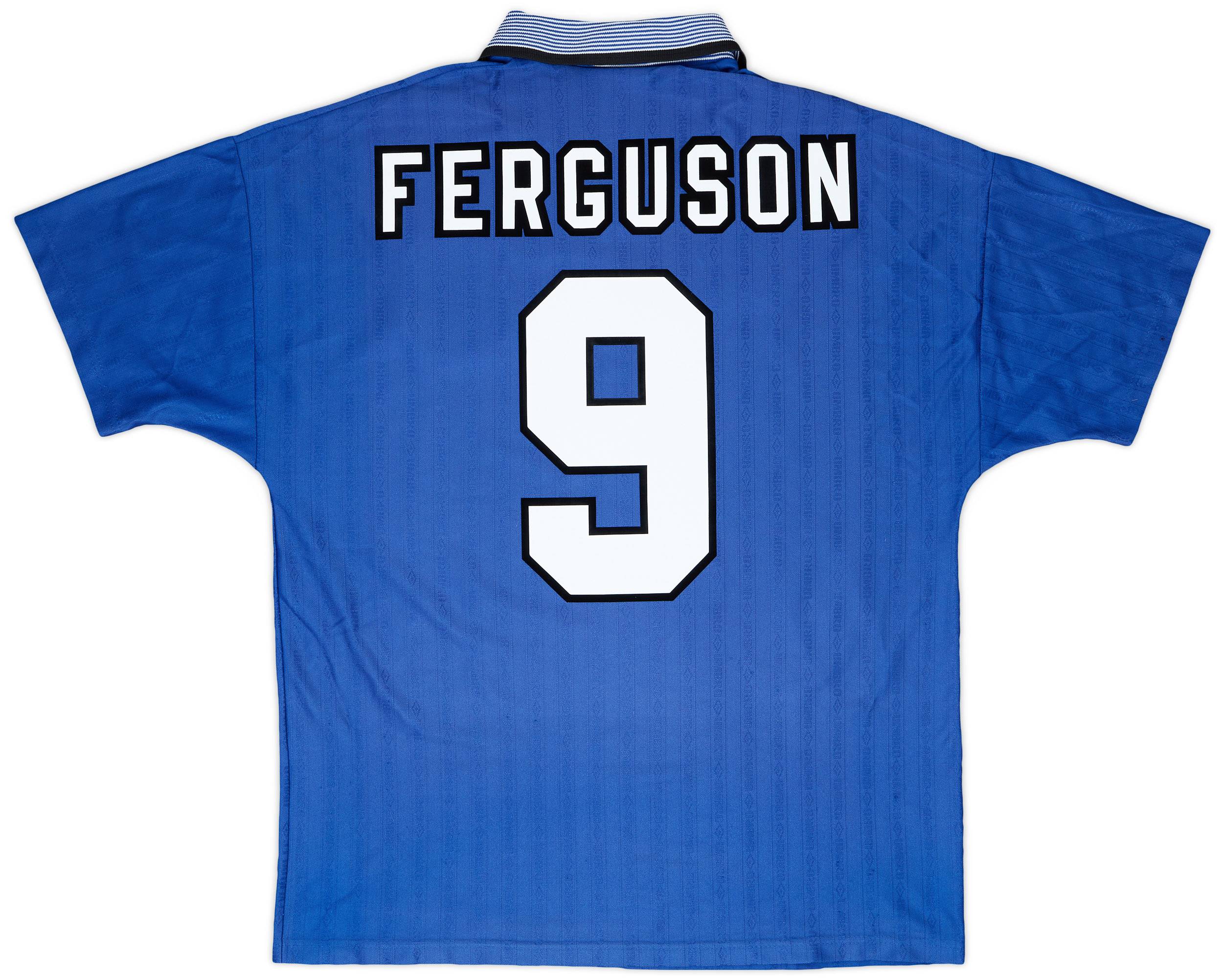 1995-97 Everton Home Shirt Ferguson #9 - 8/10 - (L)