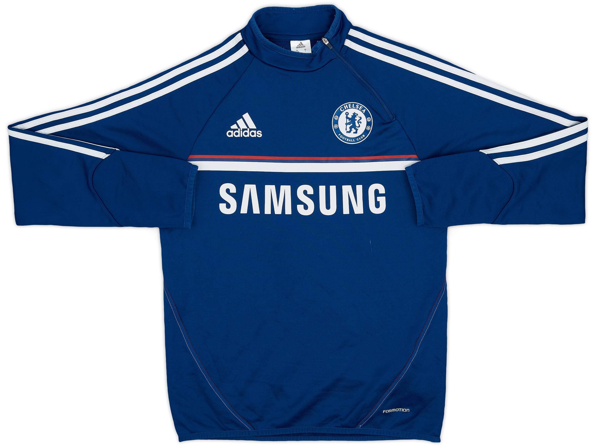 2013-14 Chelsea adidas 1/4 Zip Drill Top - 8/10 - (S)