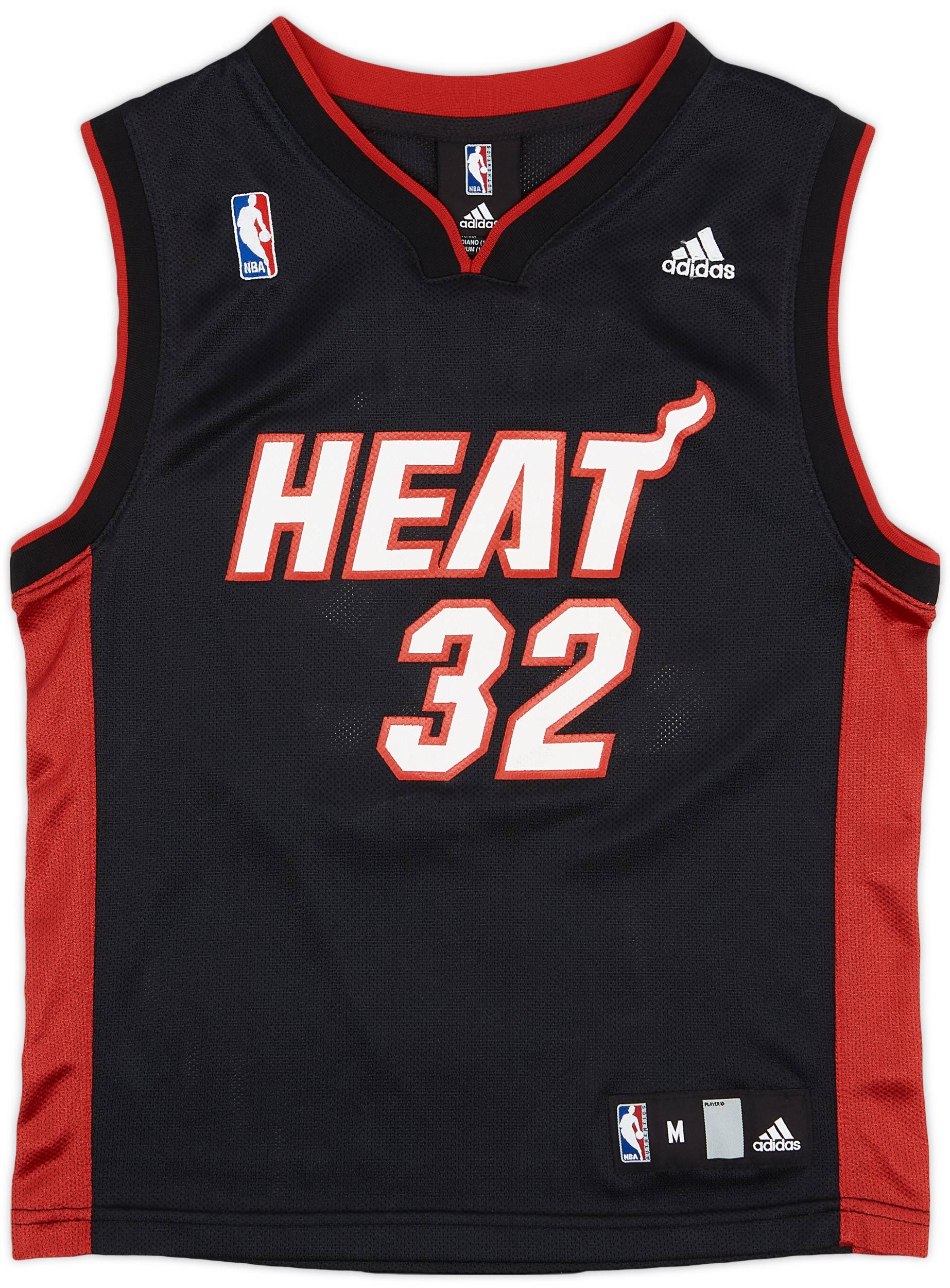2006-07 Miami Heat O'Neal #32 adidas Away Jersey - 9/10 - (M.Boys)