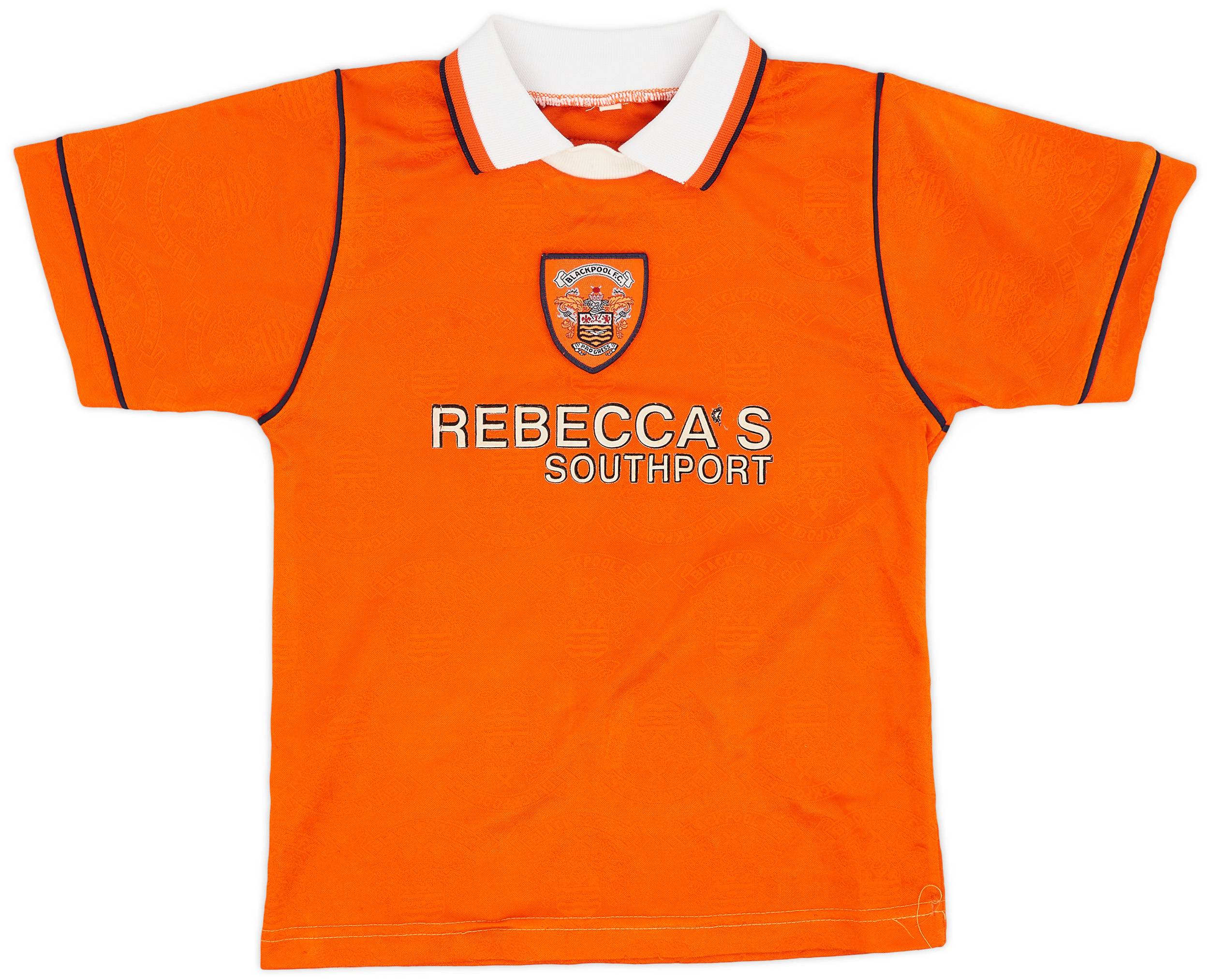 1995-97 Blackpool Home Shirt - 7/10 - (M.Boys)