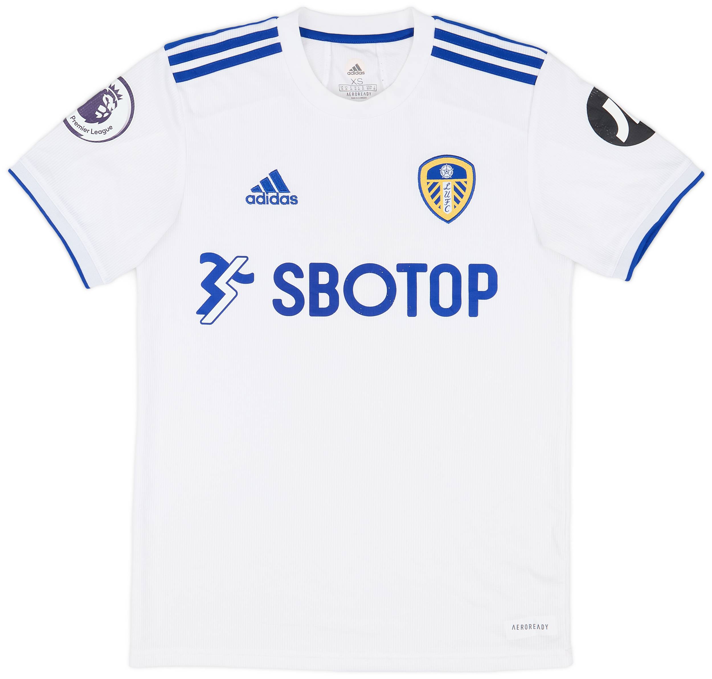 2020-21 Leeds United Home Shirt - 8/10 - (XS)