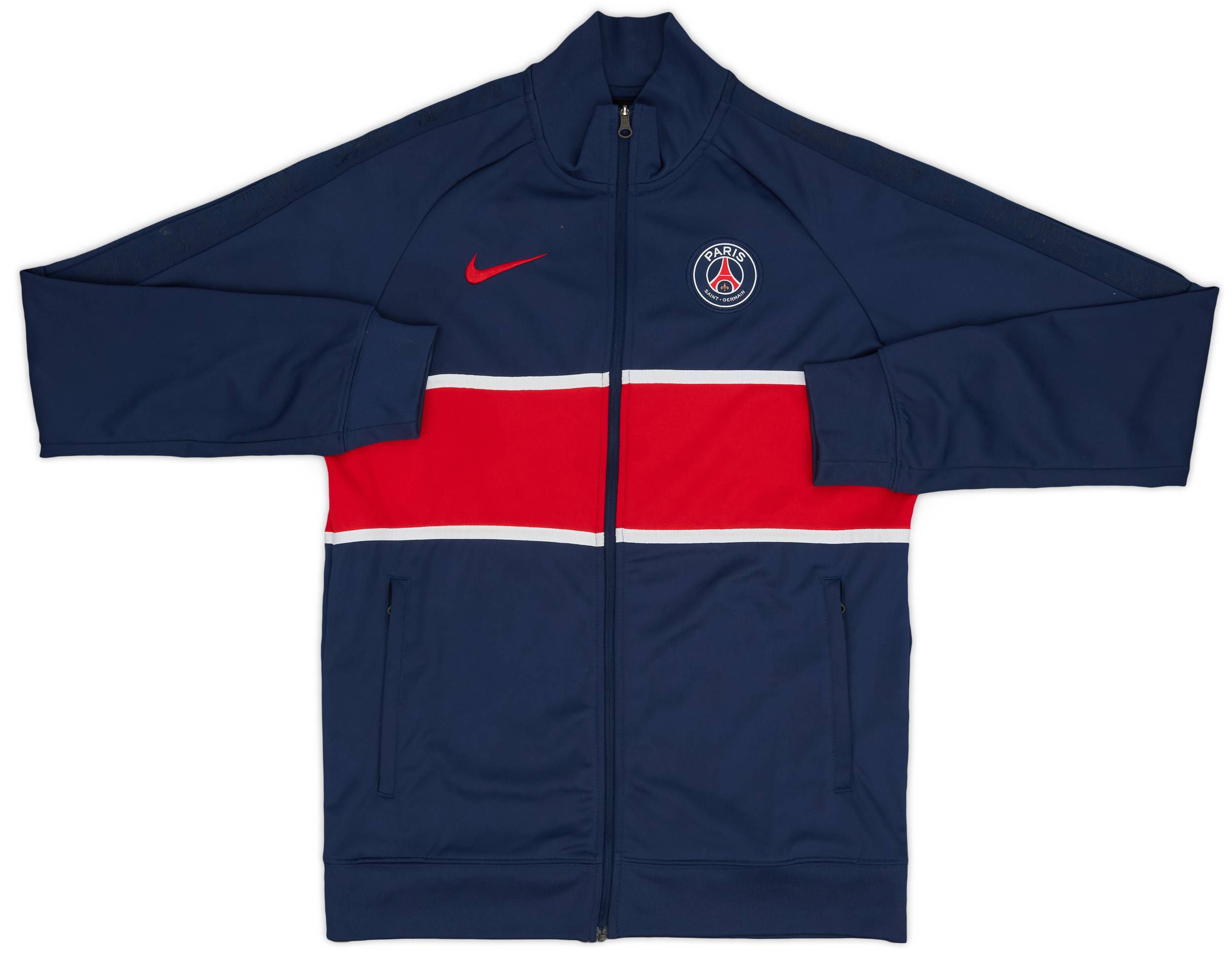 2020-21 Paris Saint-Germain Nike Track Jacket - 8/10 - (XL.Boys)