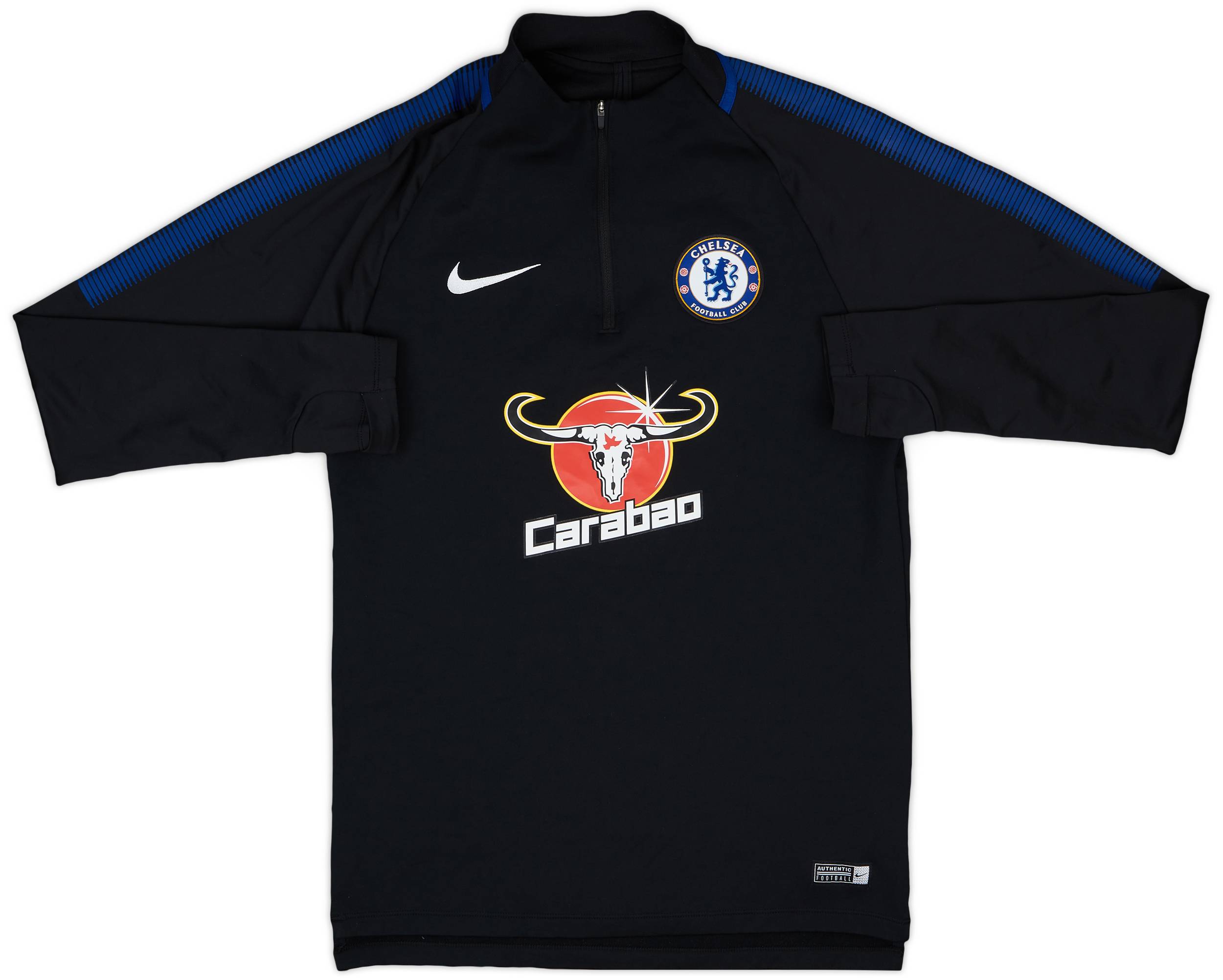 2018-19 Chelsea Nike 1/4 Zip Drill Top - 10/10 - (S)