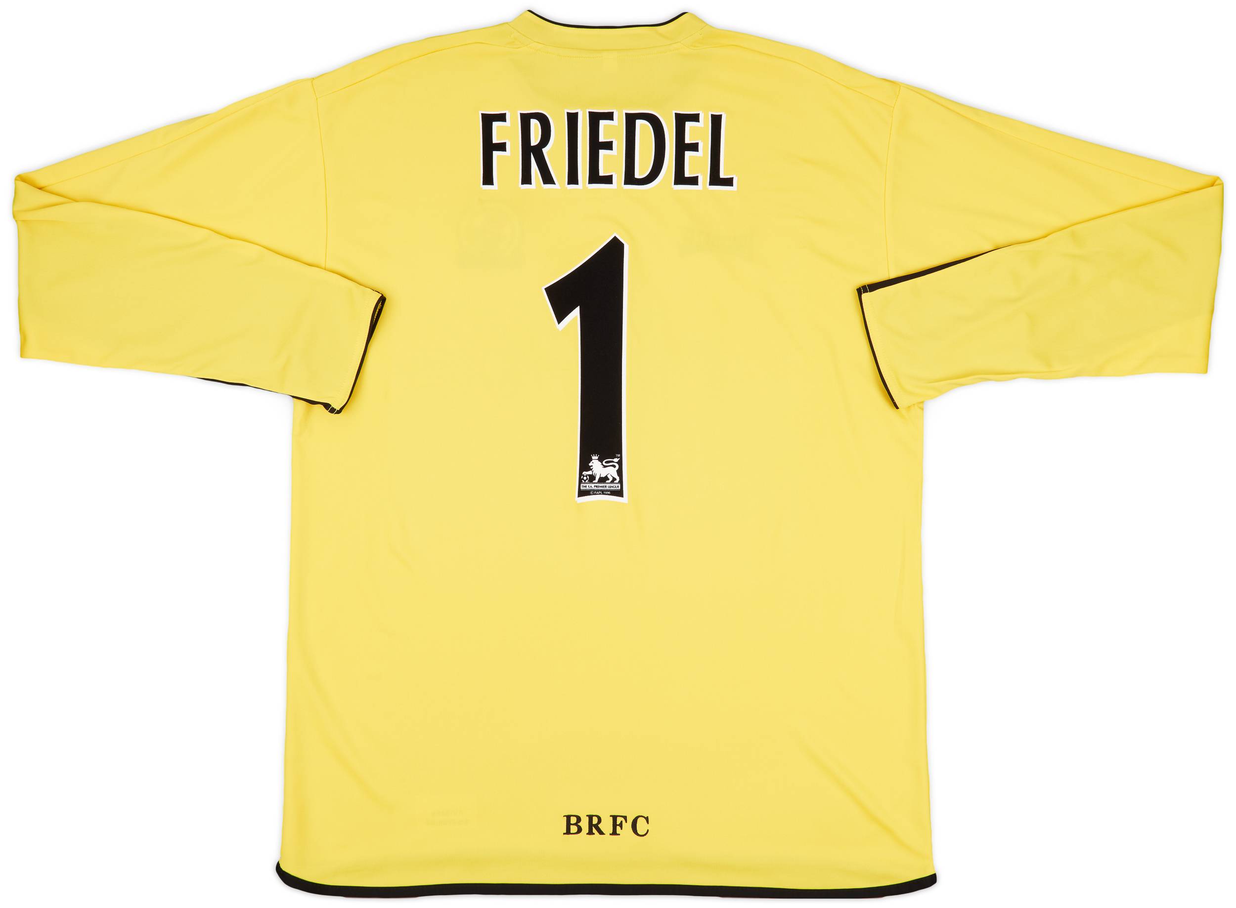 2004-05 Blackburn GK Shirt Friedel #1 - 8/10 - (L)