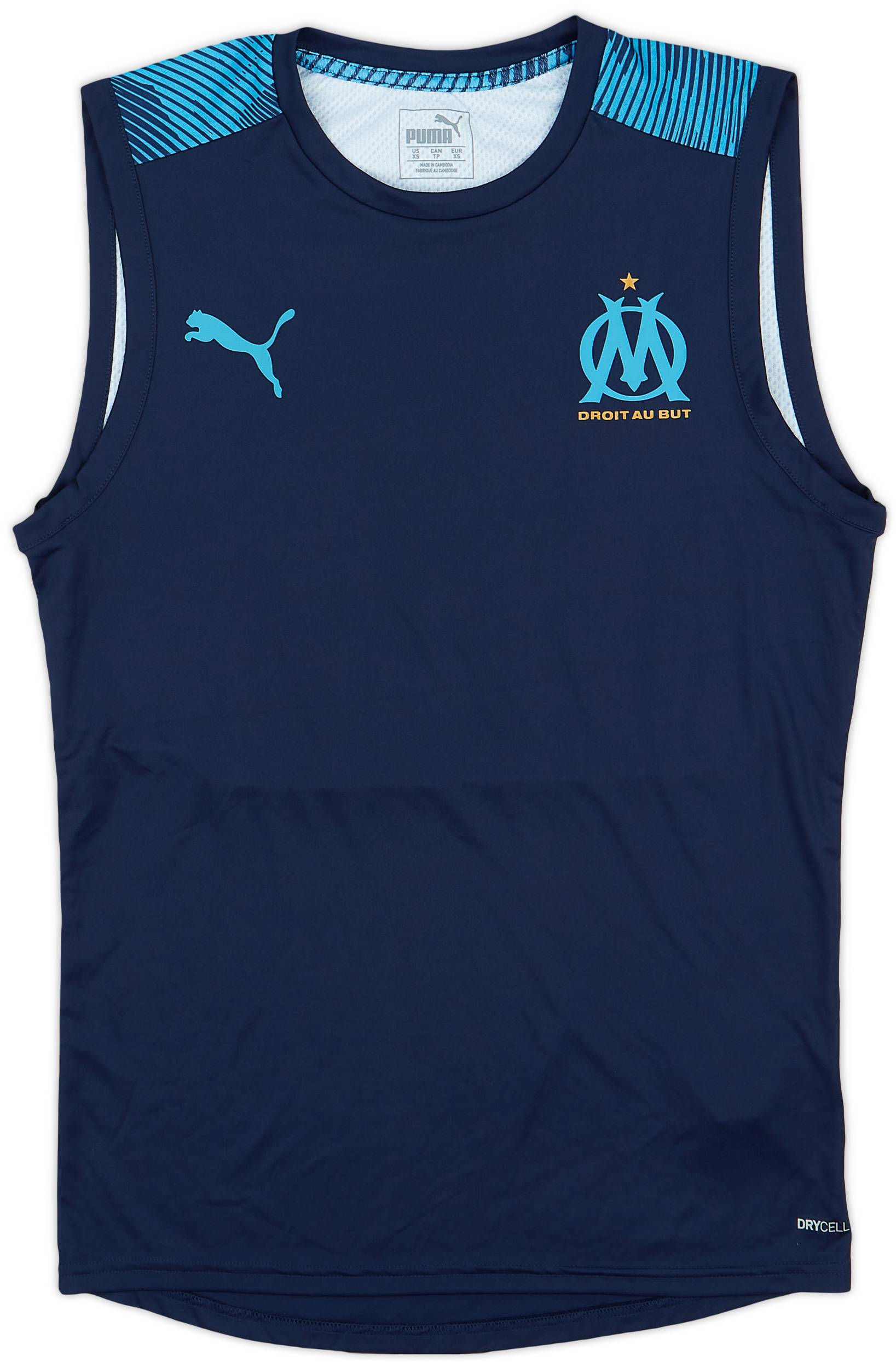 2018 19 Olympique Marseille Puma Training Vest 8 10 XS