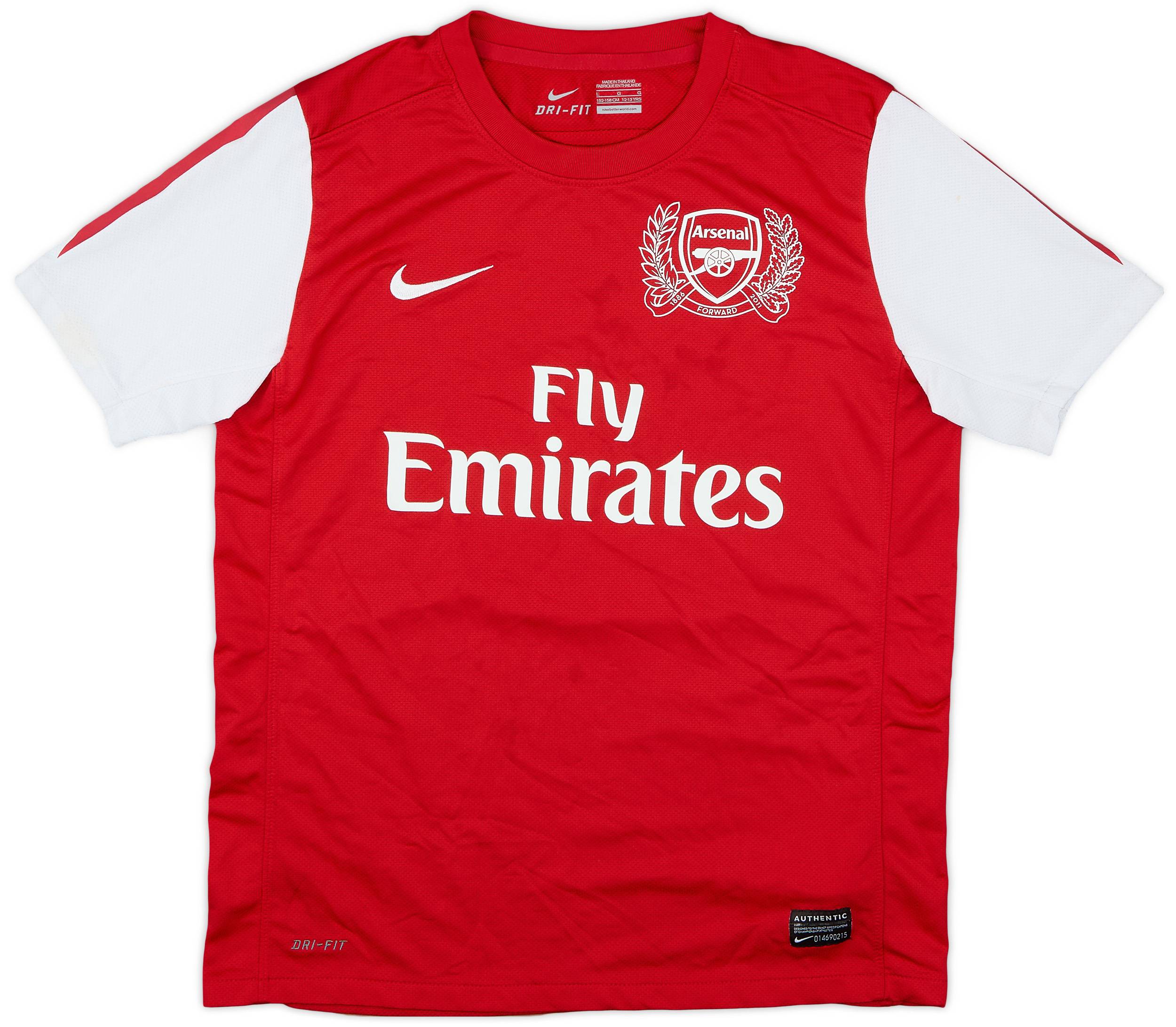 2011-12 Arsenal Home Shirt - 5/10 - (L.Boys)