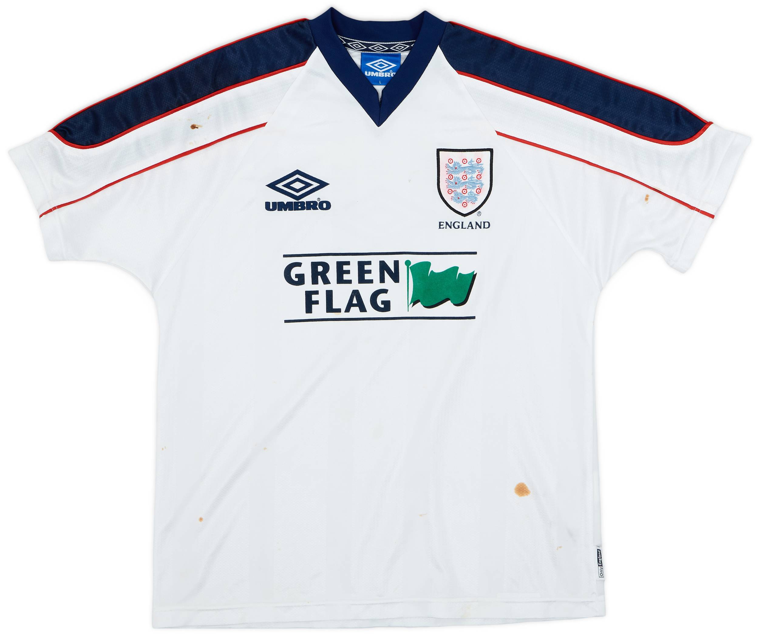 1998-99 England Umbro Training Shirt - 4/10 - (L)