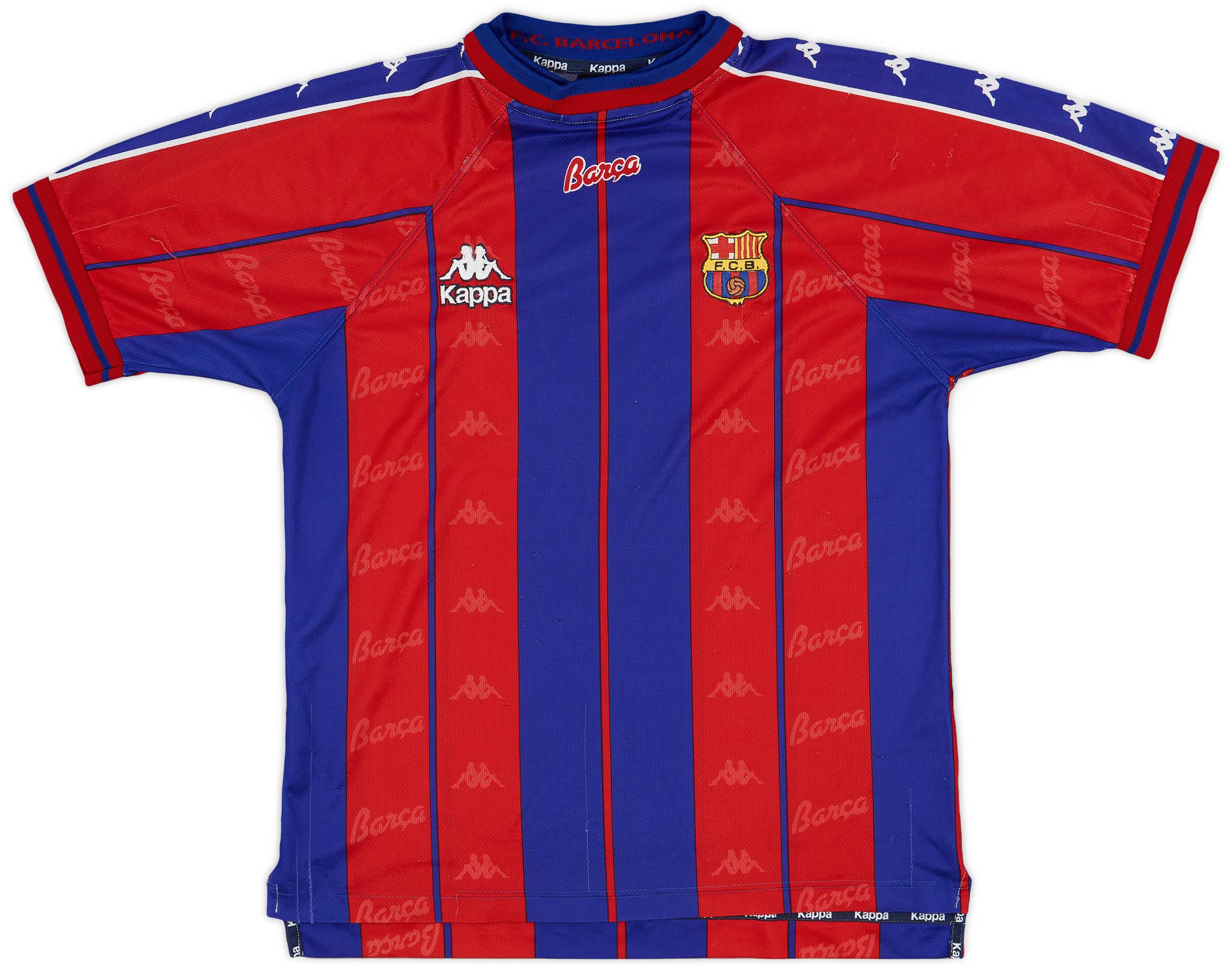 1997-98 Barcelona Home Shirt - 6/10 - (S)