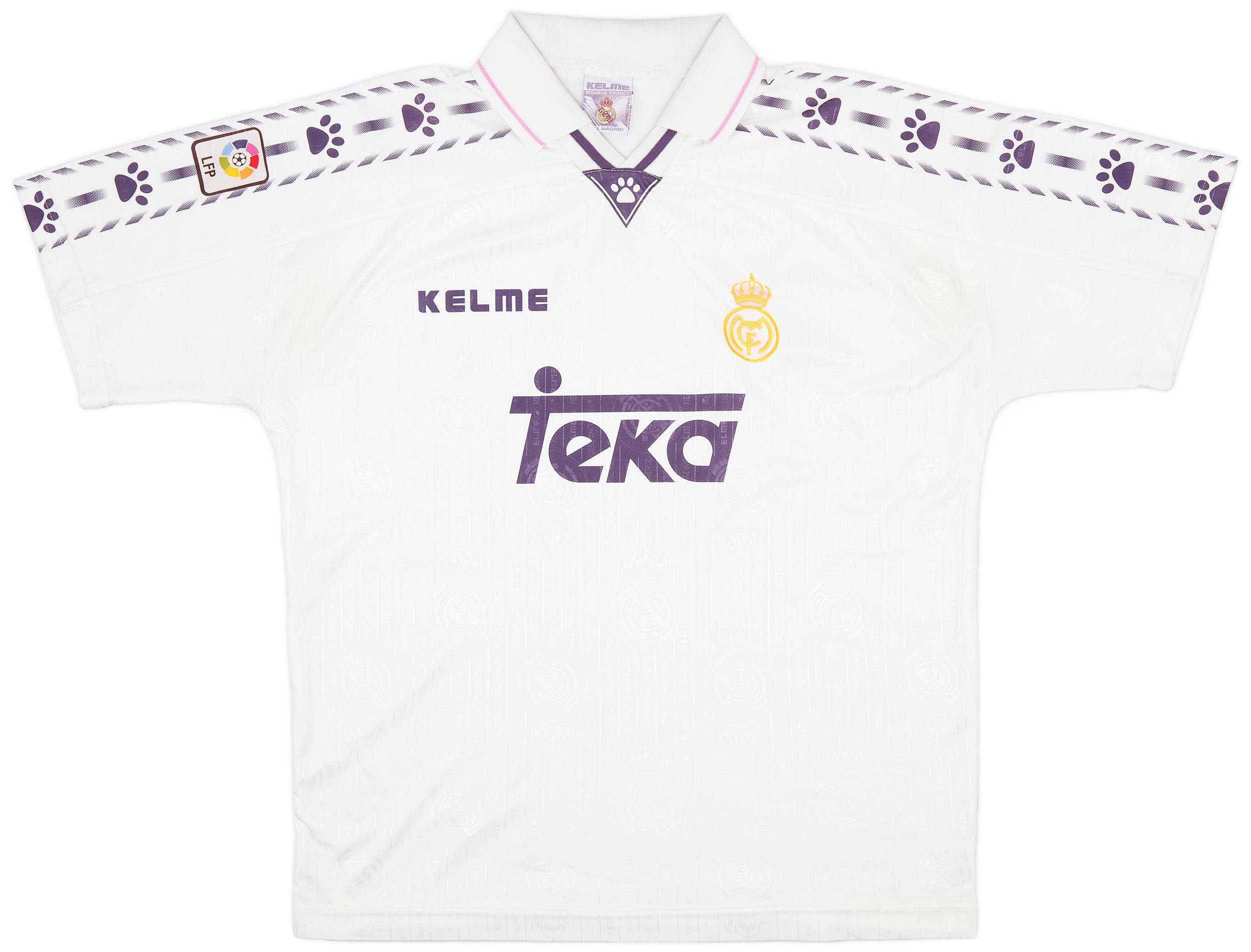 1996-97 Real Madrid Home Shirt - 6/10 - (L)