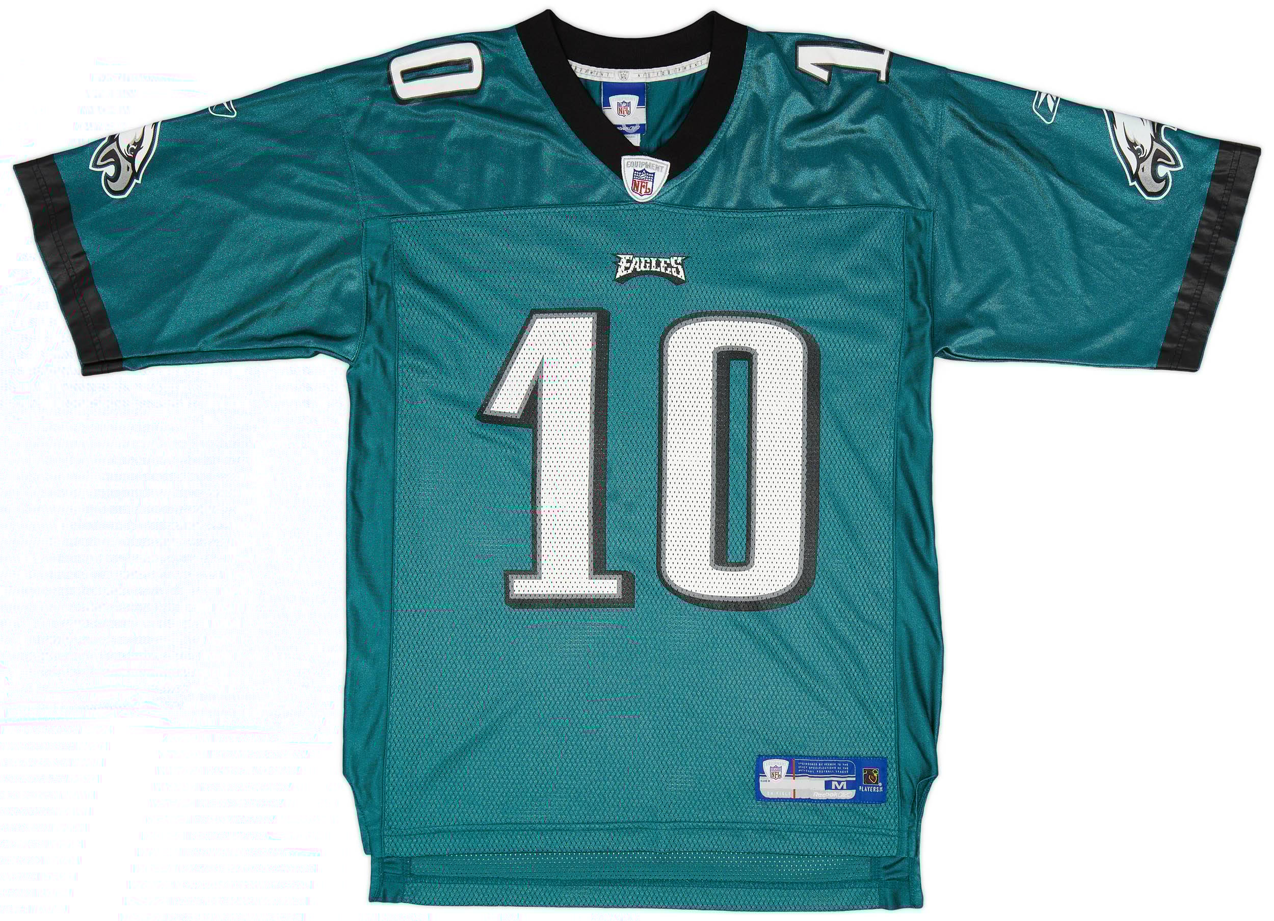 2008 11 Philadelphia Eagles Jackson 10 Reebok On Field Home Jersey Excellent M
