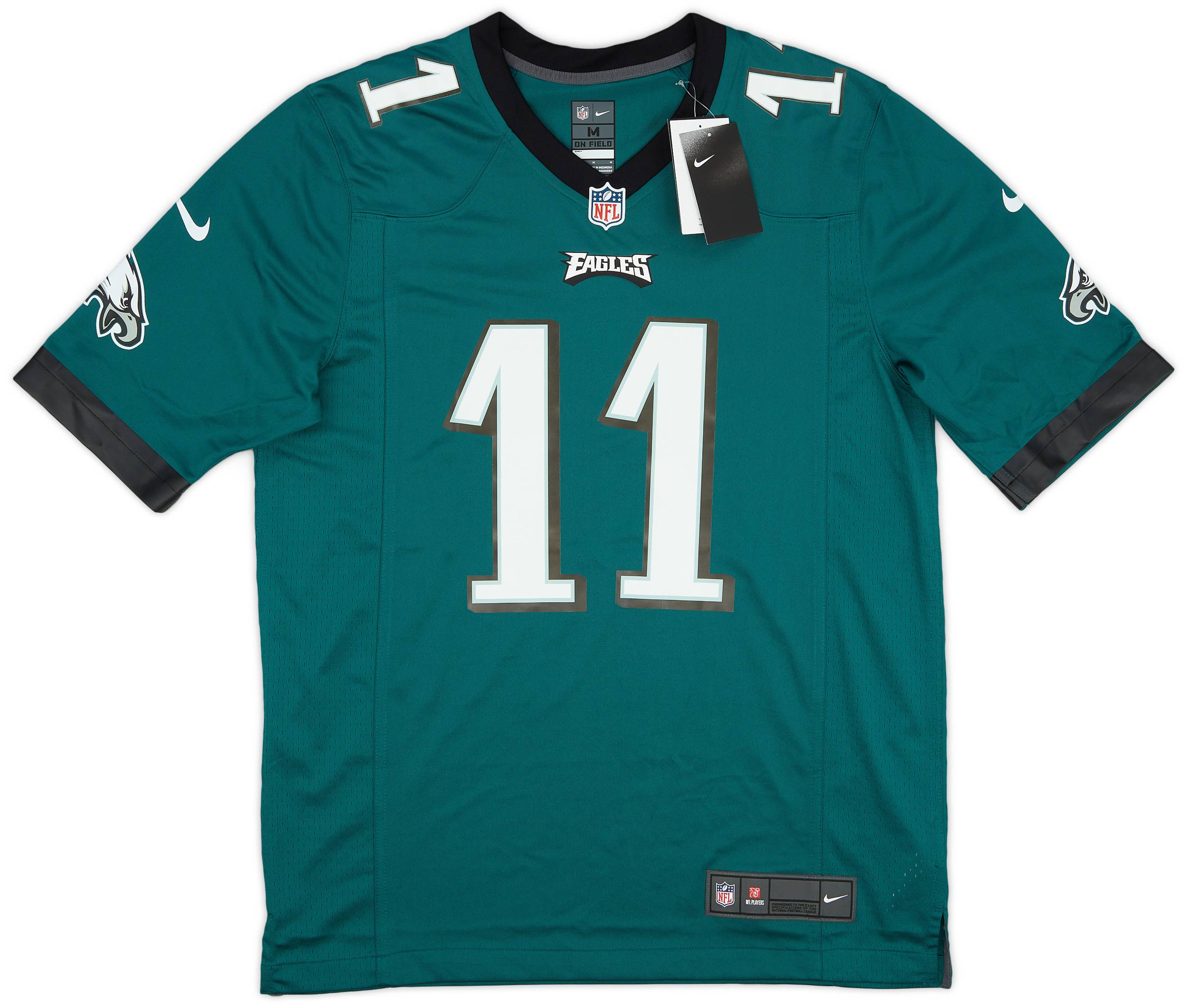 2022 23 Philadelphia Eagles Brown 11 Nike Game Home Jersey M