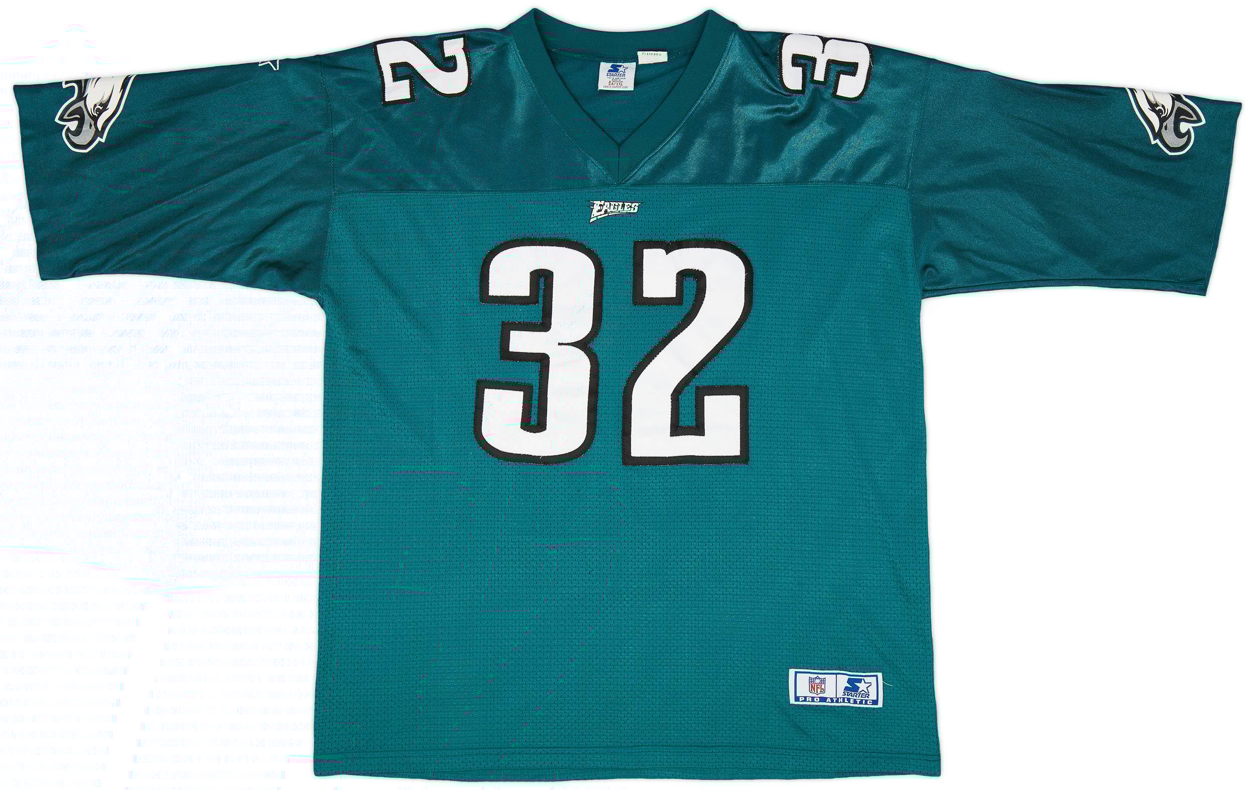 1997 Philadelphia Eagles Watters #32 Starter Premier Home Jersey (Very Good) XXL