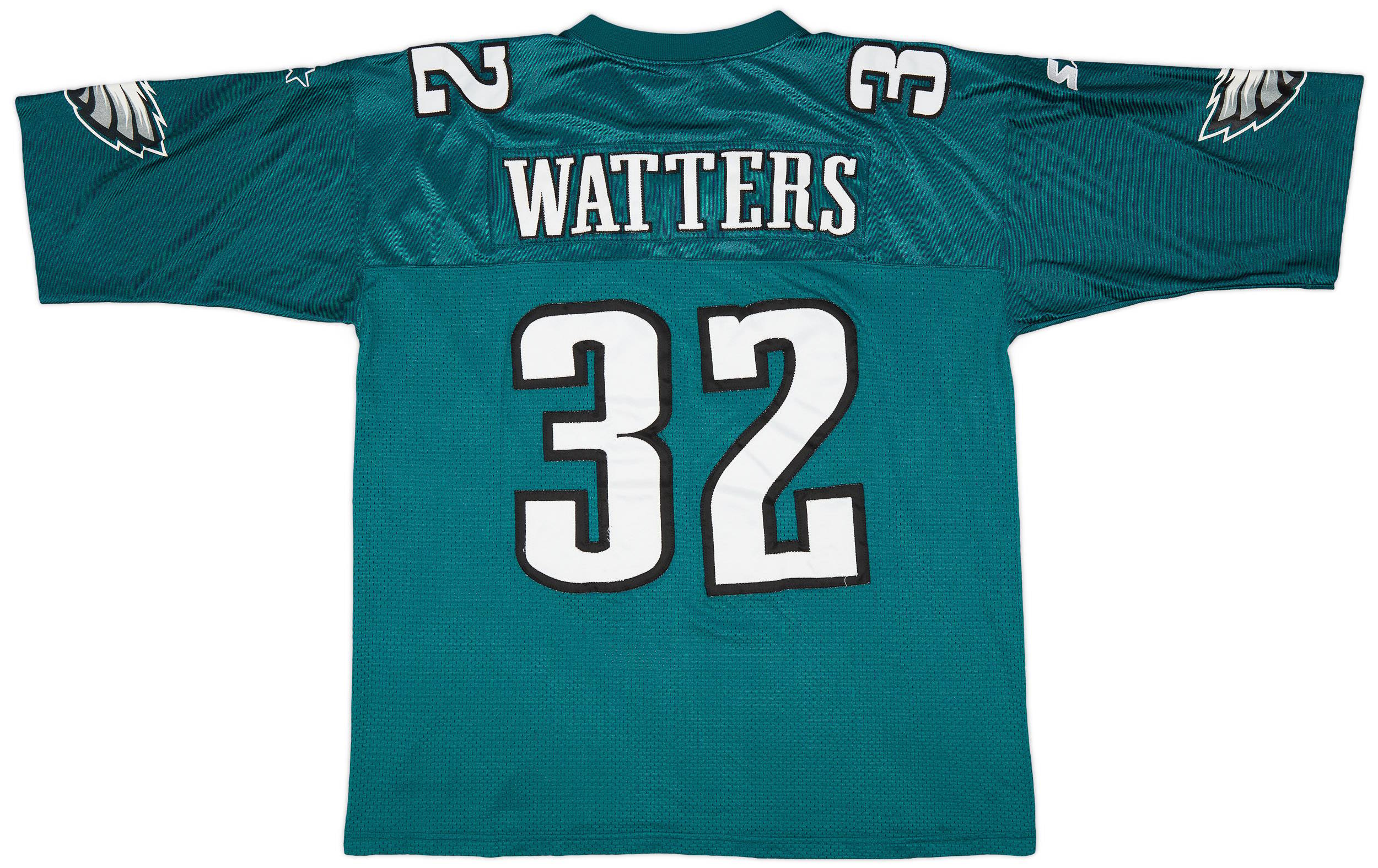 1997 Philadelphia Eagles Watters #32 Starter Premier Home Jersey
