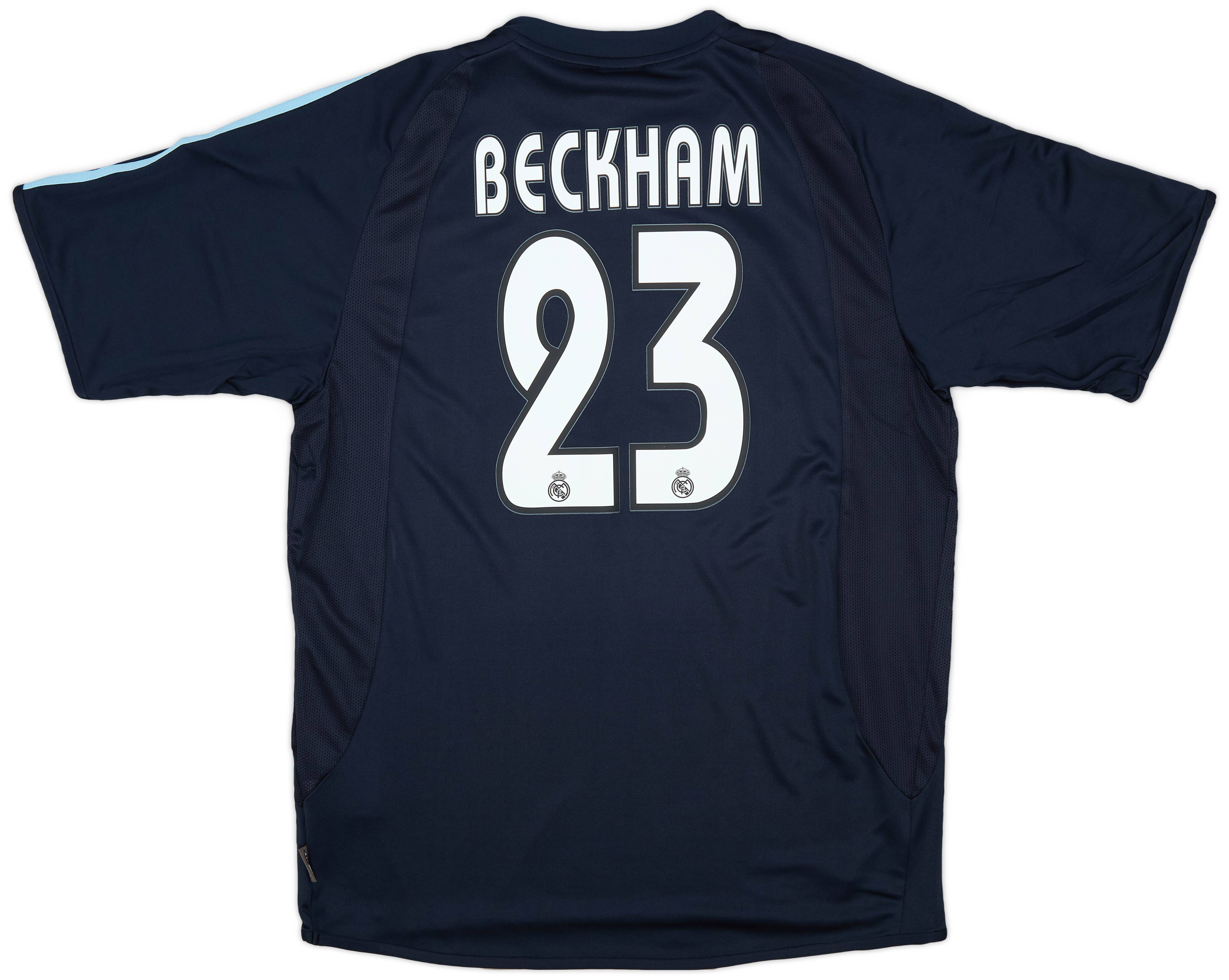 2003-04 Real Madrid Away Shirt Beckham #23 (M)