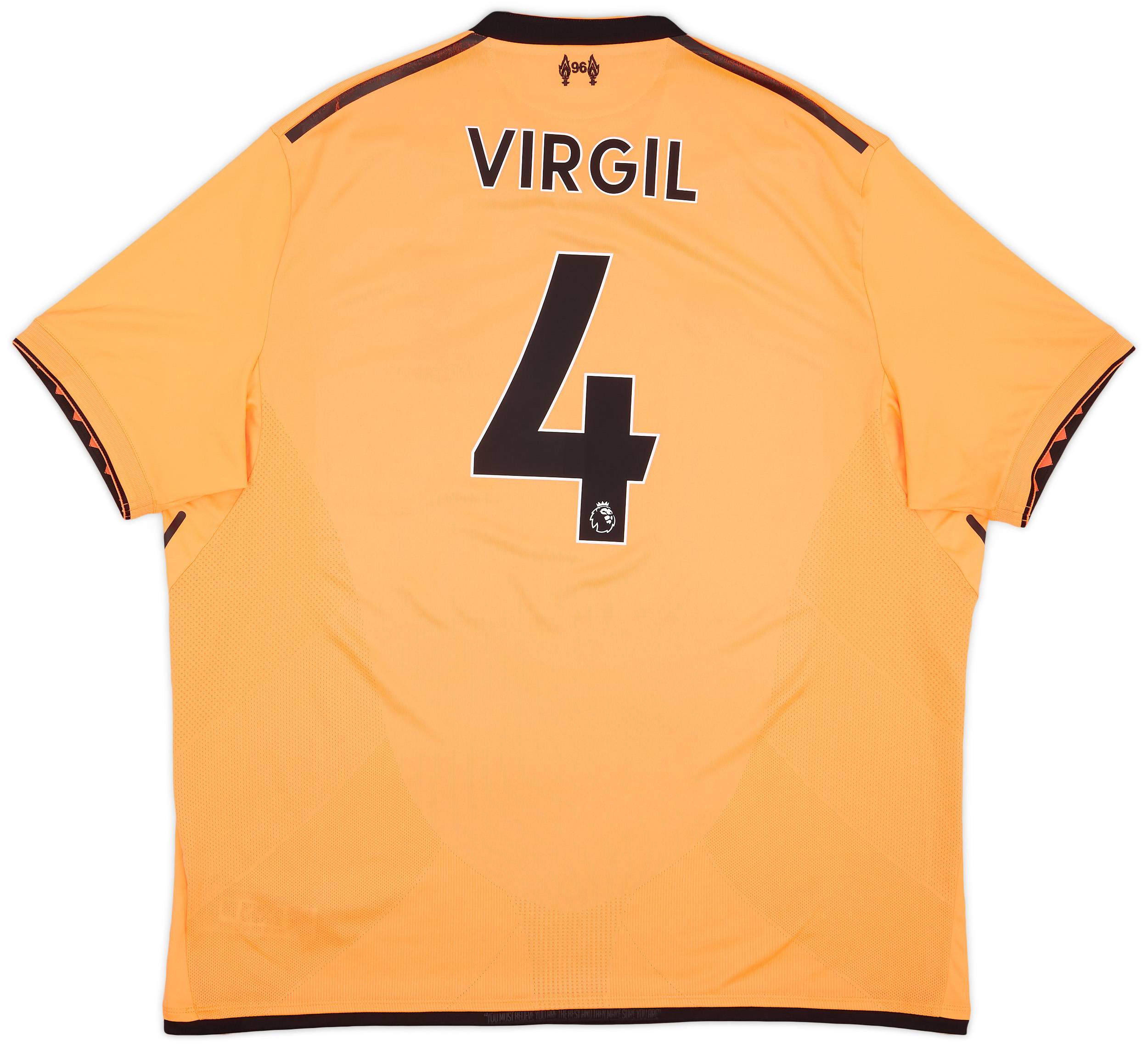 2017-18 Liverpool 125 Years Third Shirt Virgil #4 - 8/10 - (XXL)