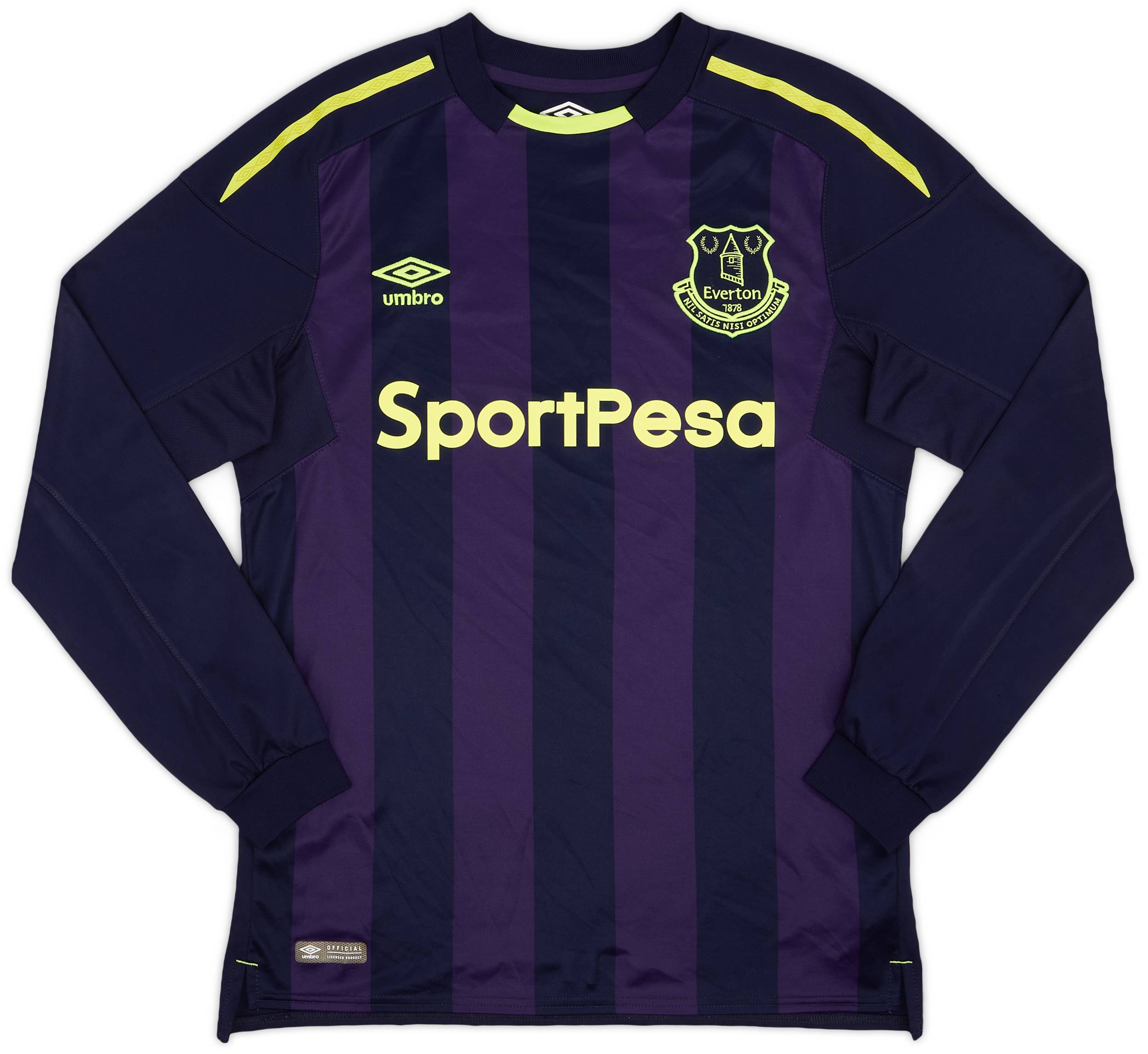 2017-18 Everton Third L/S Shirt - 8/10 - (S)