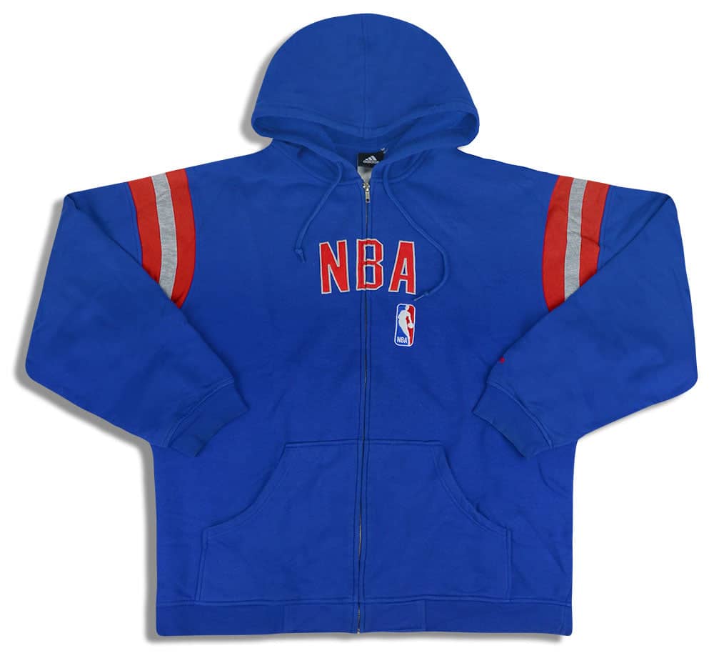 2000s NBA adidas Hooded Sweat Top L