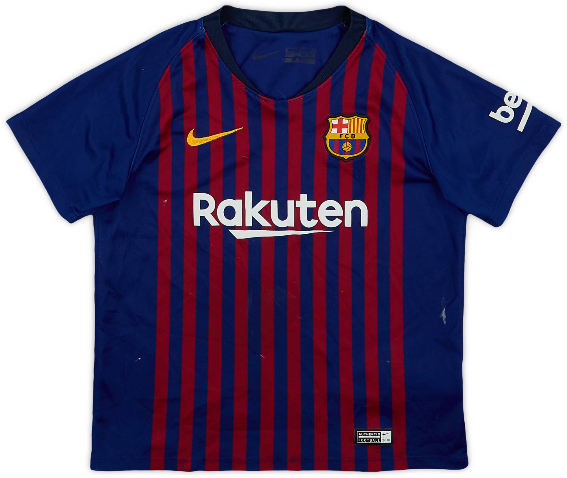 2018-19 Barcelona Home Shirt - 5/10 - (S.Boys)