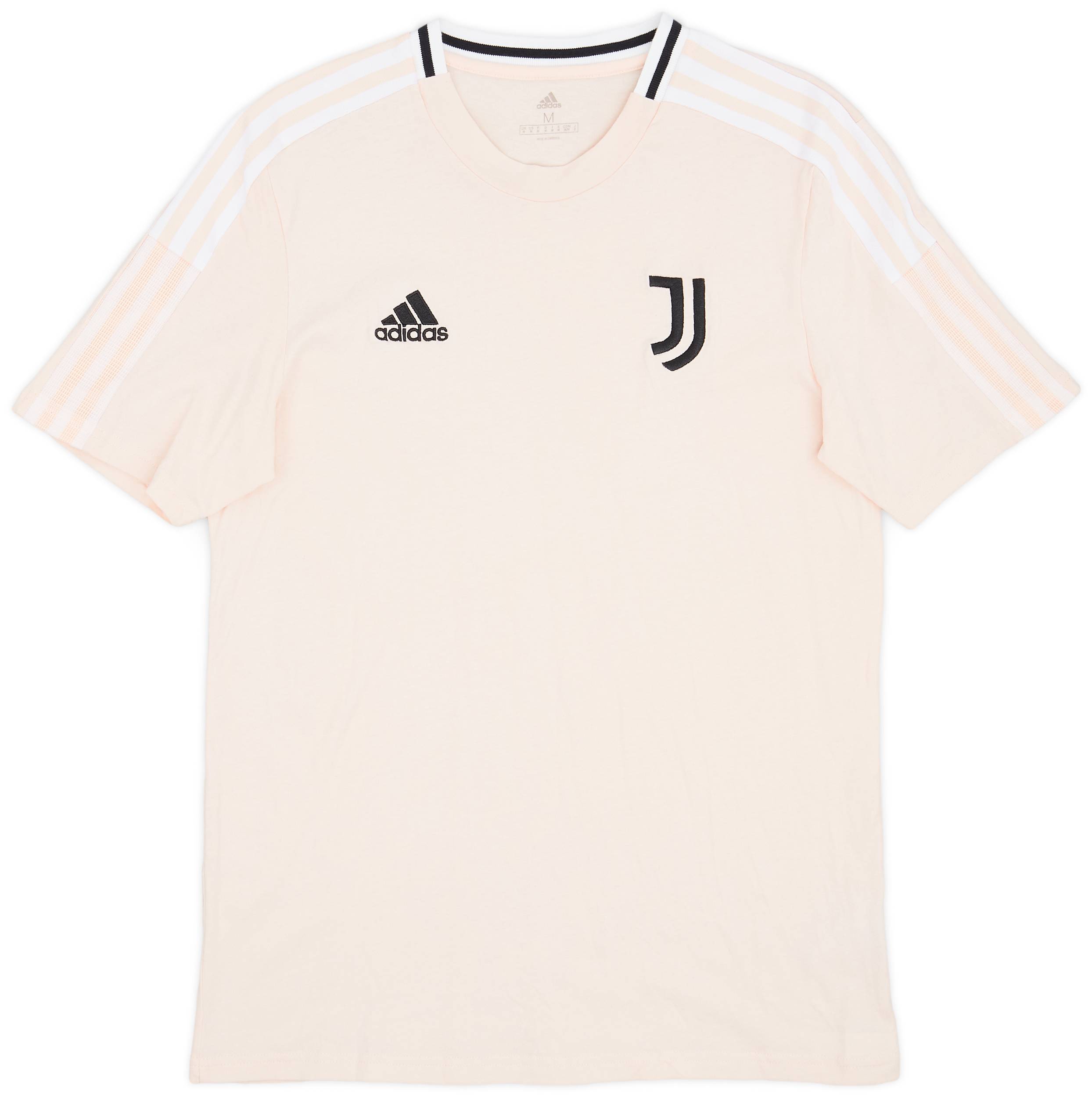 2021-22 Juventus adidas Cotton Tee - 8/10 - (M)