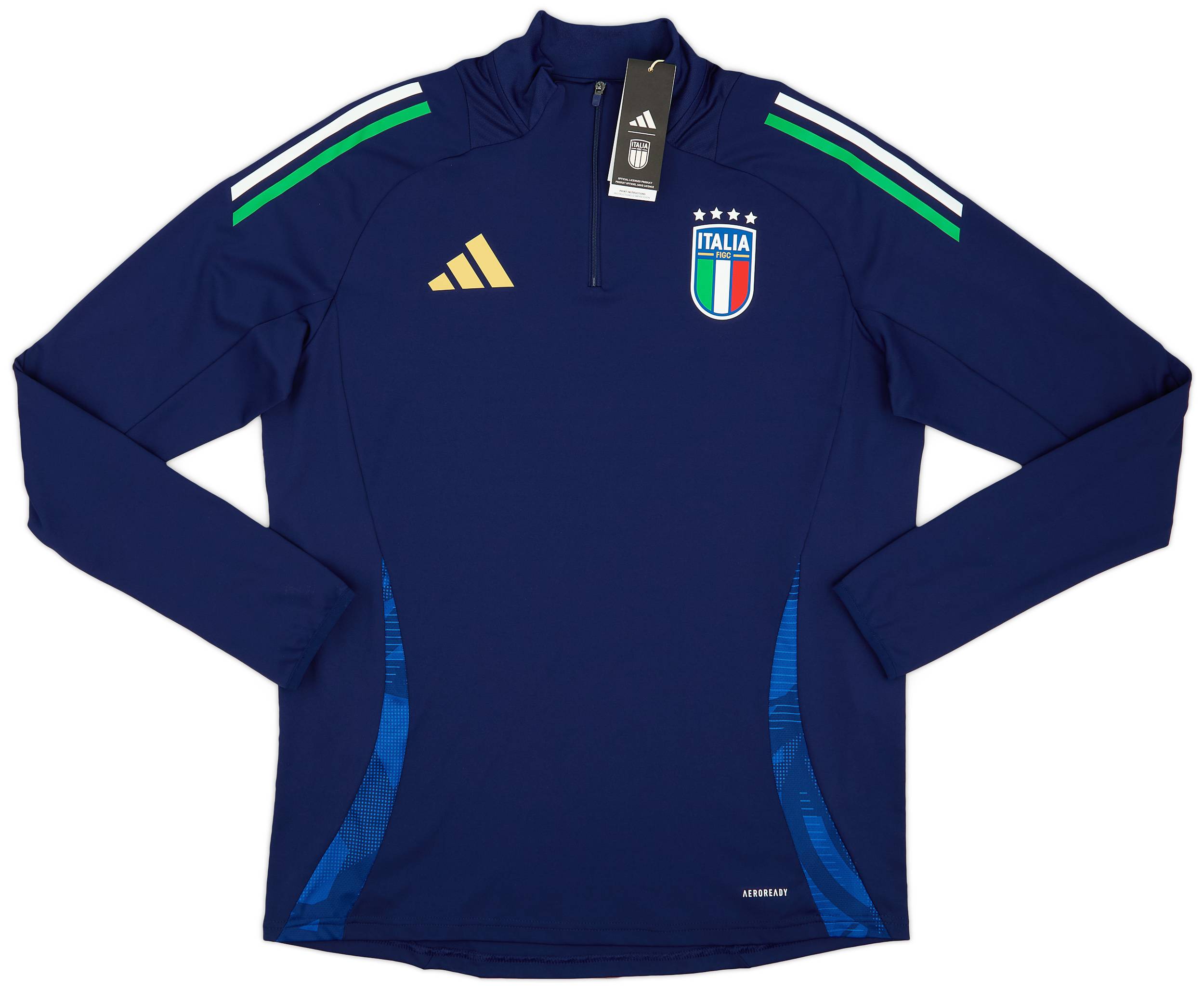 2024-25 Italy adidas 1/4 Zip Training Top