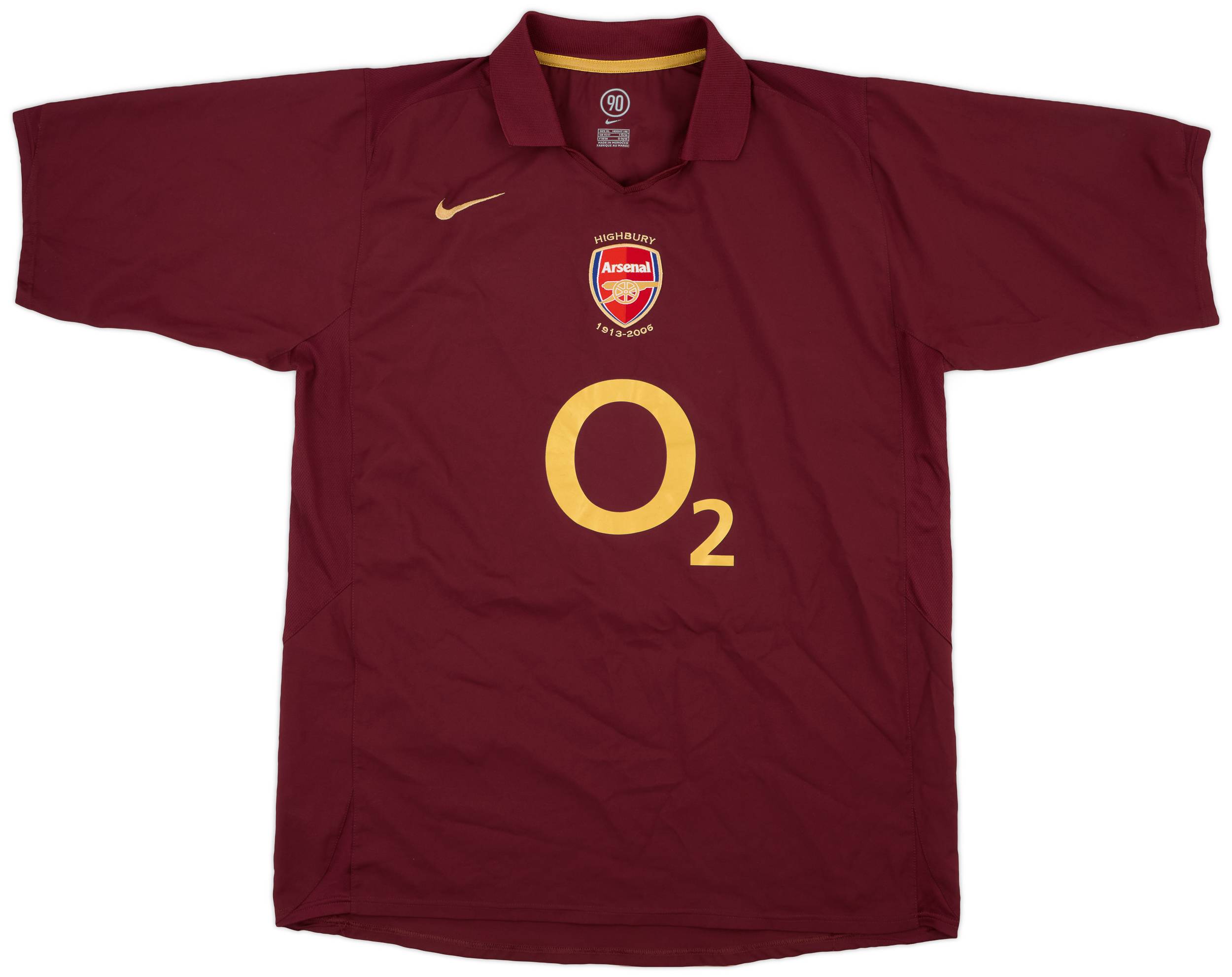 2005-06 Arsenal Home Shirt Henry #14 - 9/10 - (XL)