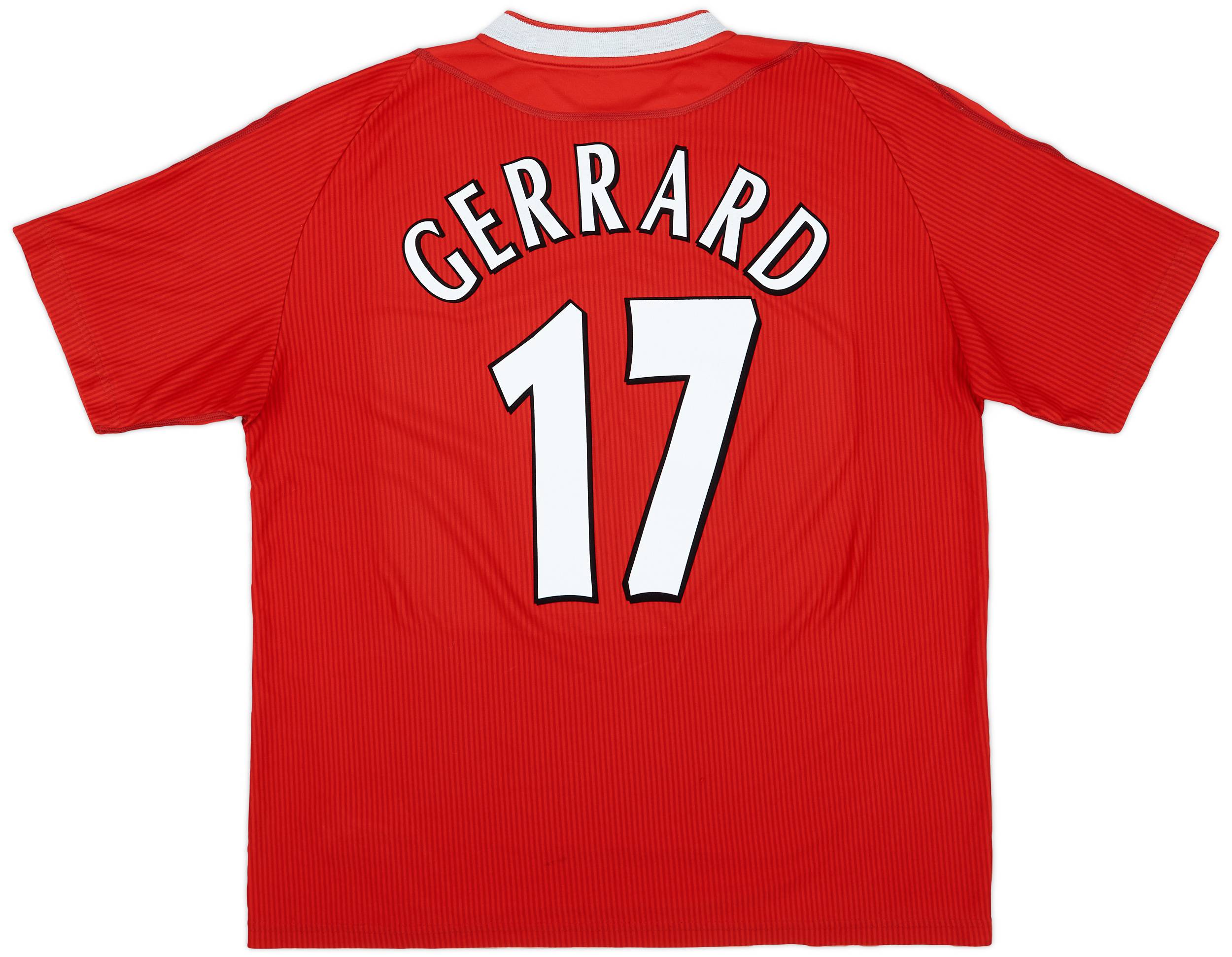 2002-04 Liverpool Home Shirt Gerrard #17 - 5/10 - (L)