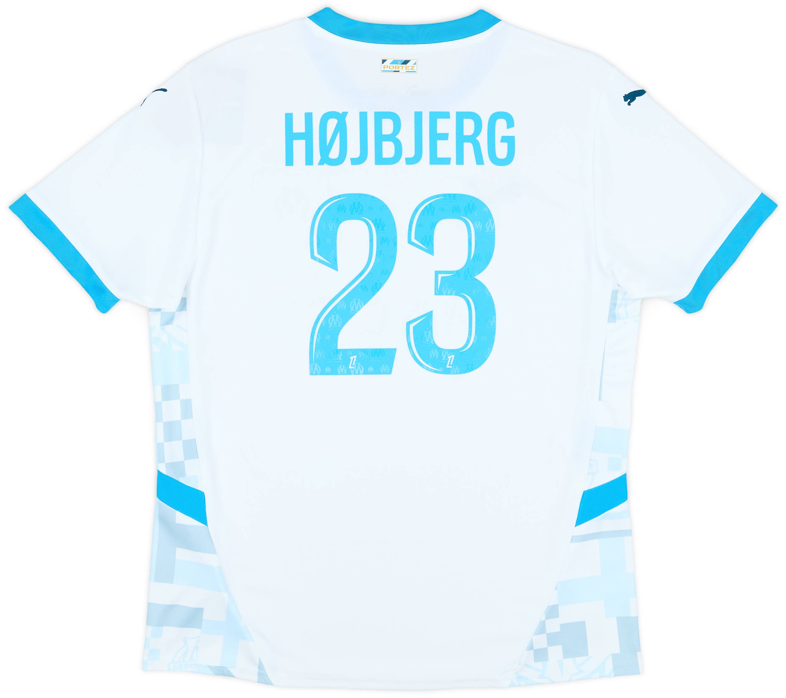 2024-25 Olympique Marseille Home Shirt Hojbjerg #23