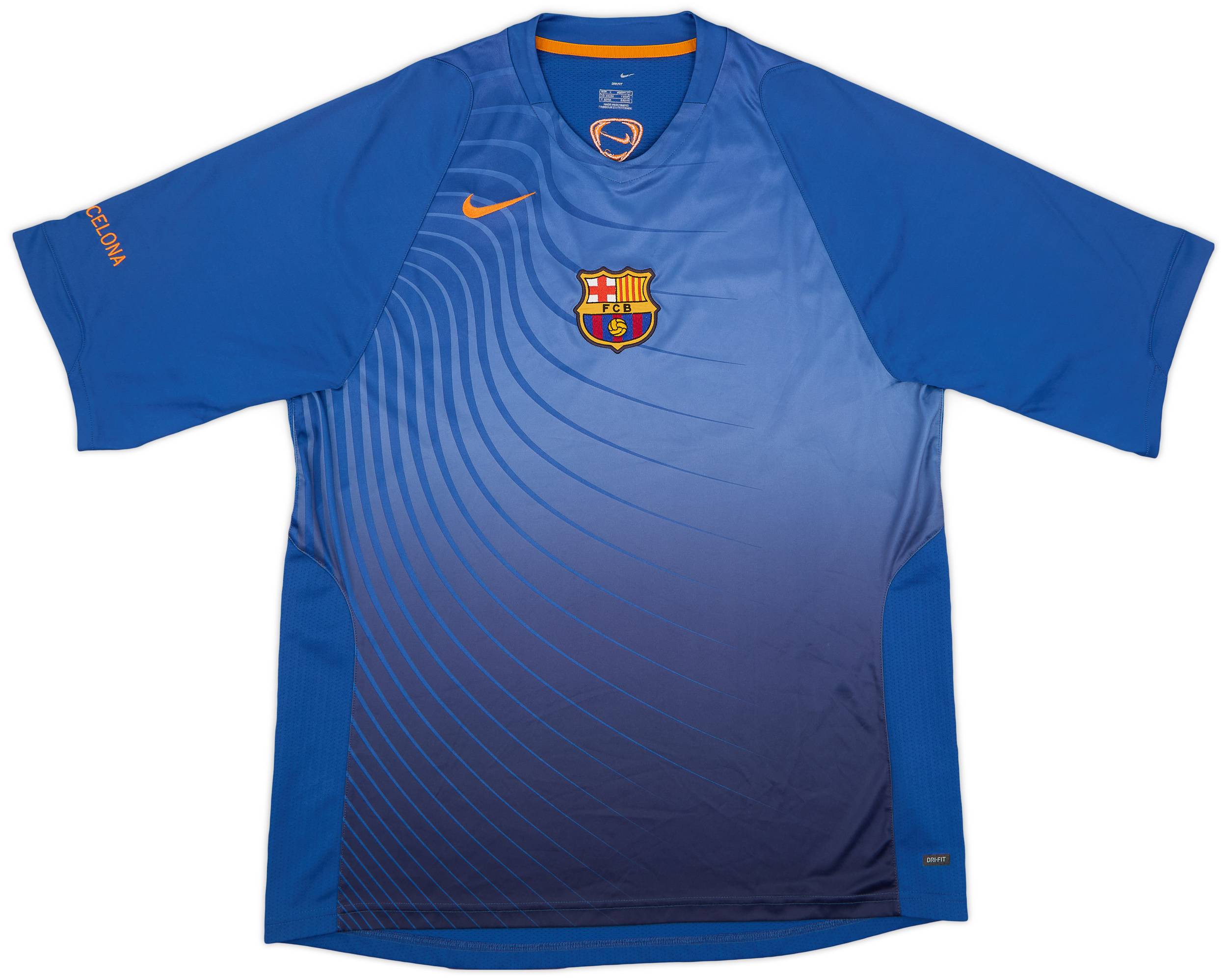 2006-07 Barcelona Nike Training Shirt - 8/10 - (L)