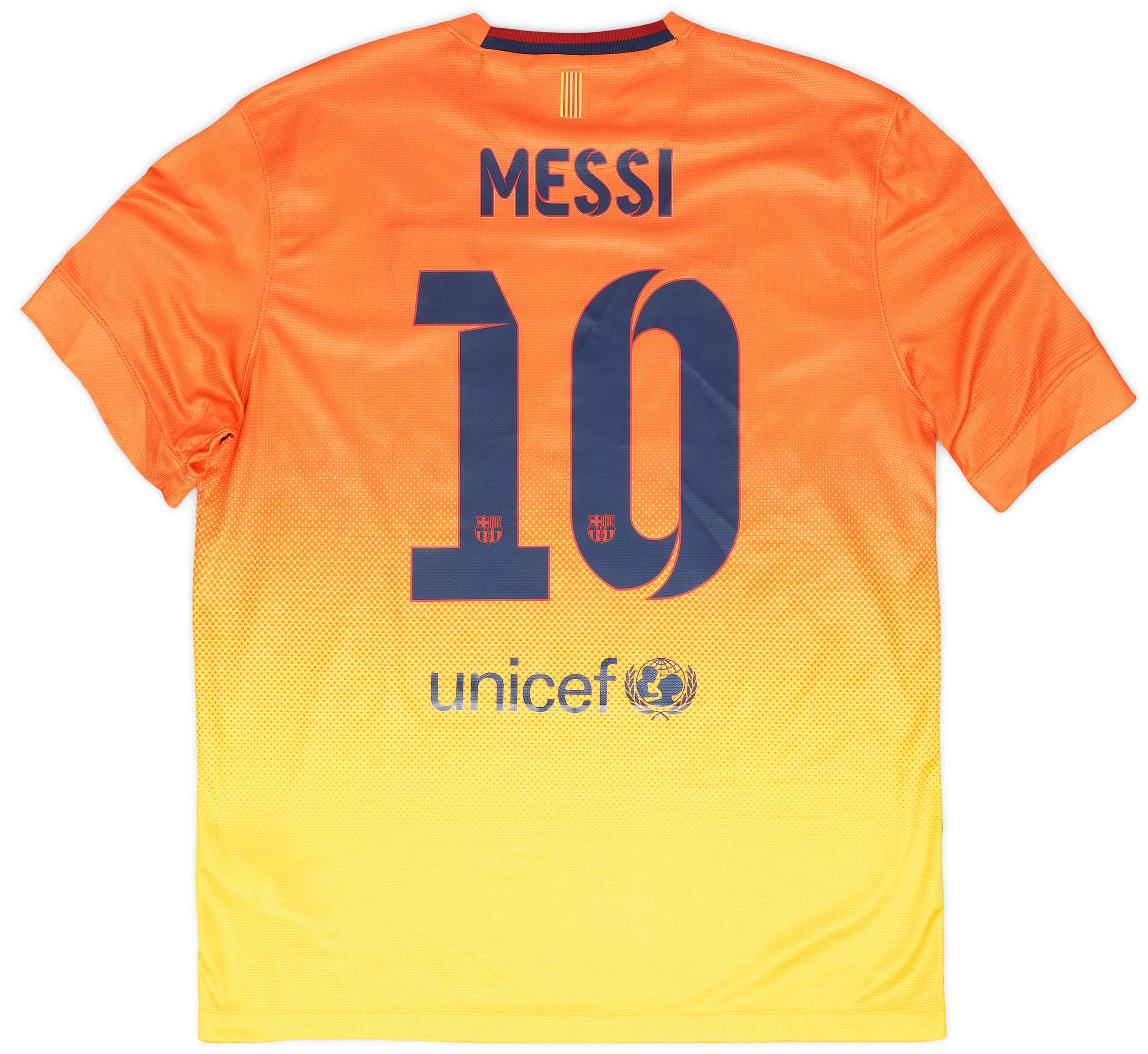 2012-13 Barcelona Away Shirt Messi #10 (L)