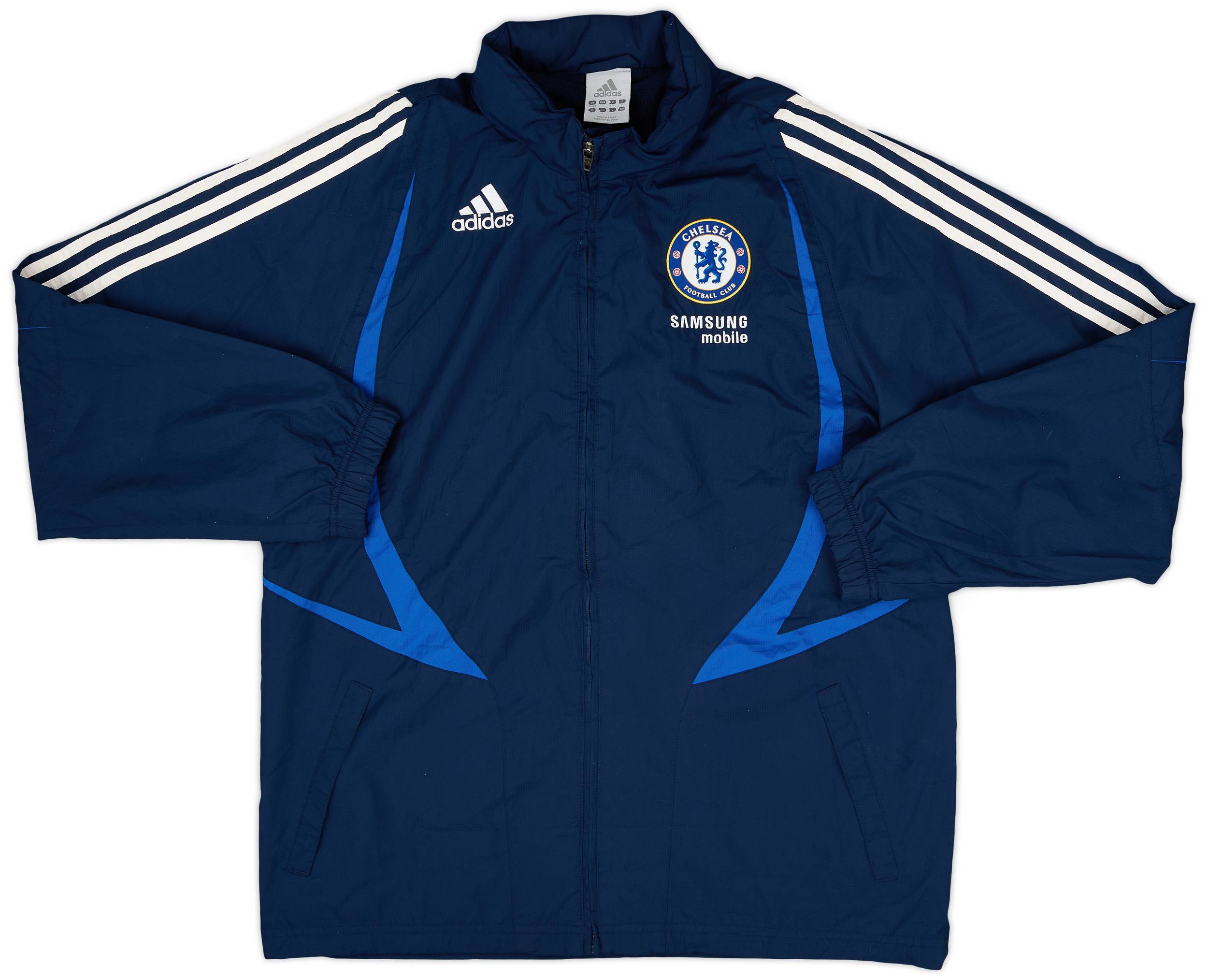 2007-08 Chelsea adidas Hooded Rain Jacket - 8/10 - (M) 2007-08 Chelsea adidas Hooded Rain Jacket - 8/10 - (M)