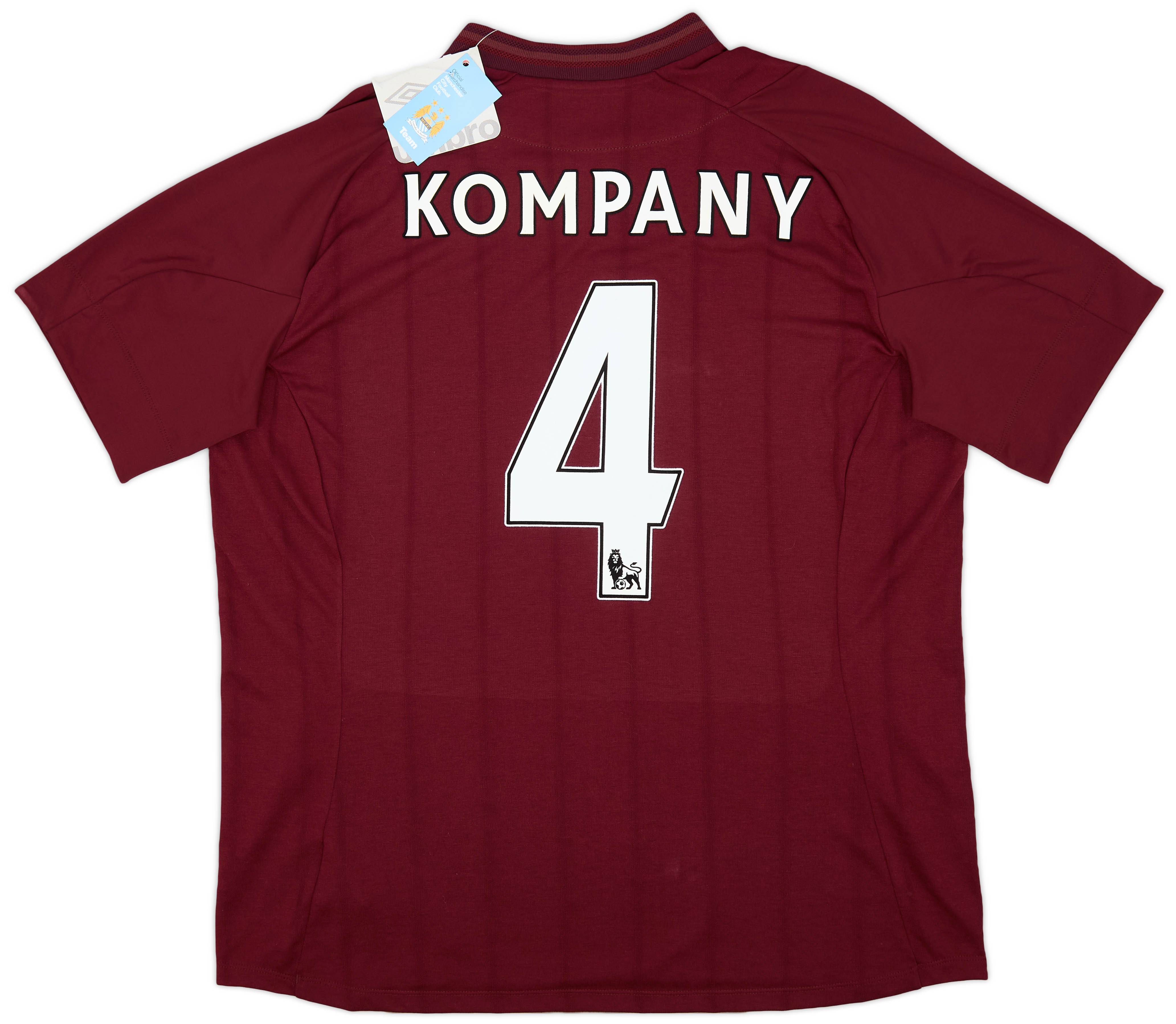 2012-13 Manchester City Away Shirt Kompany #4 (XL)
