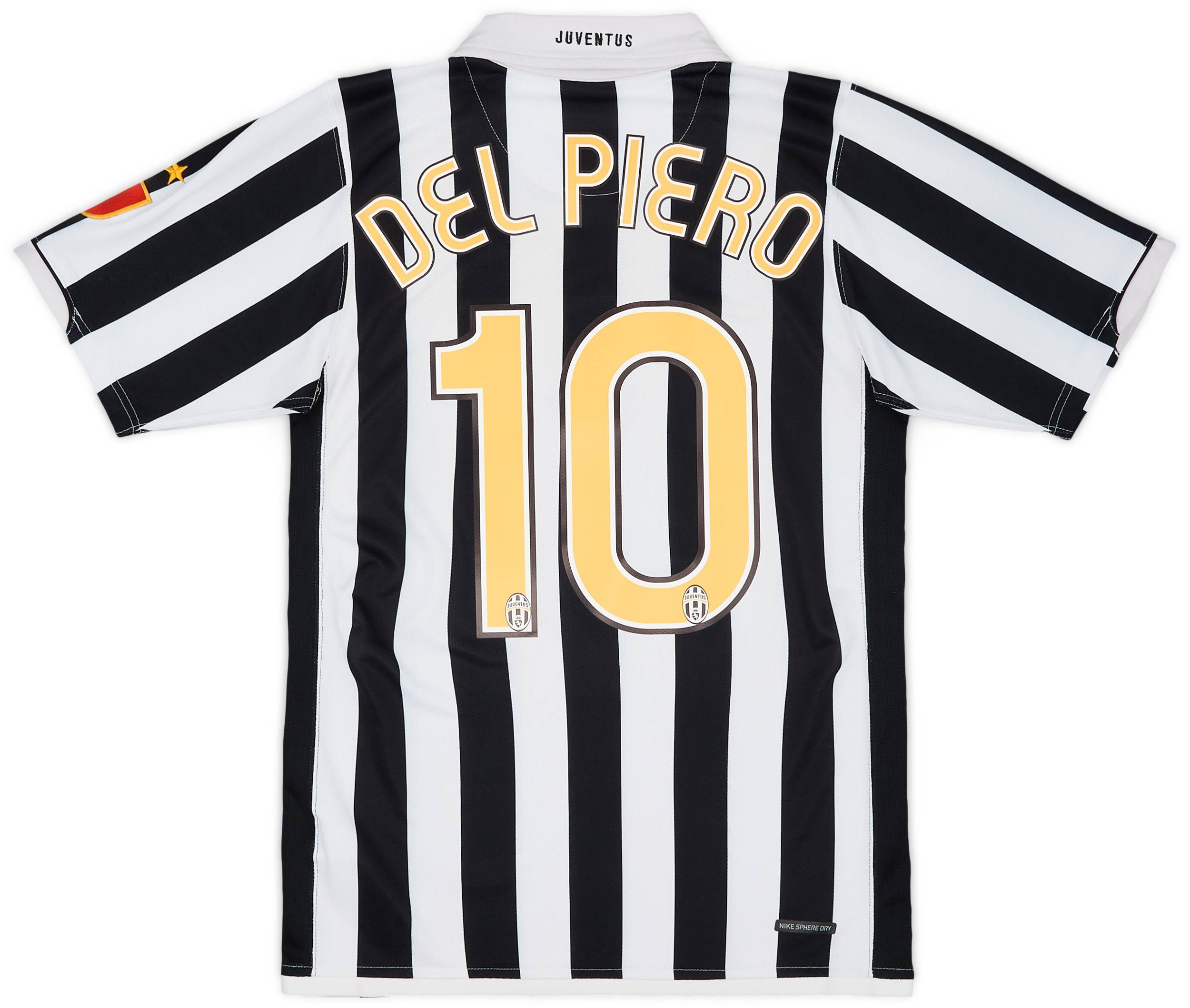 2006-07 Juventus Home Shirt Del Piero #10 - 7/10 - (S)