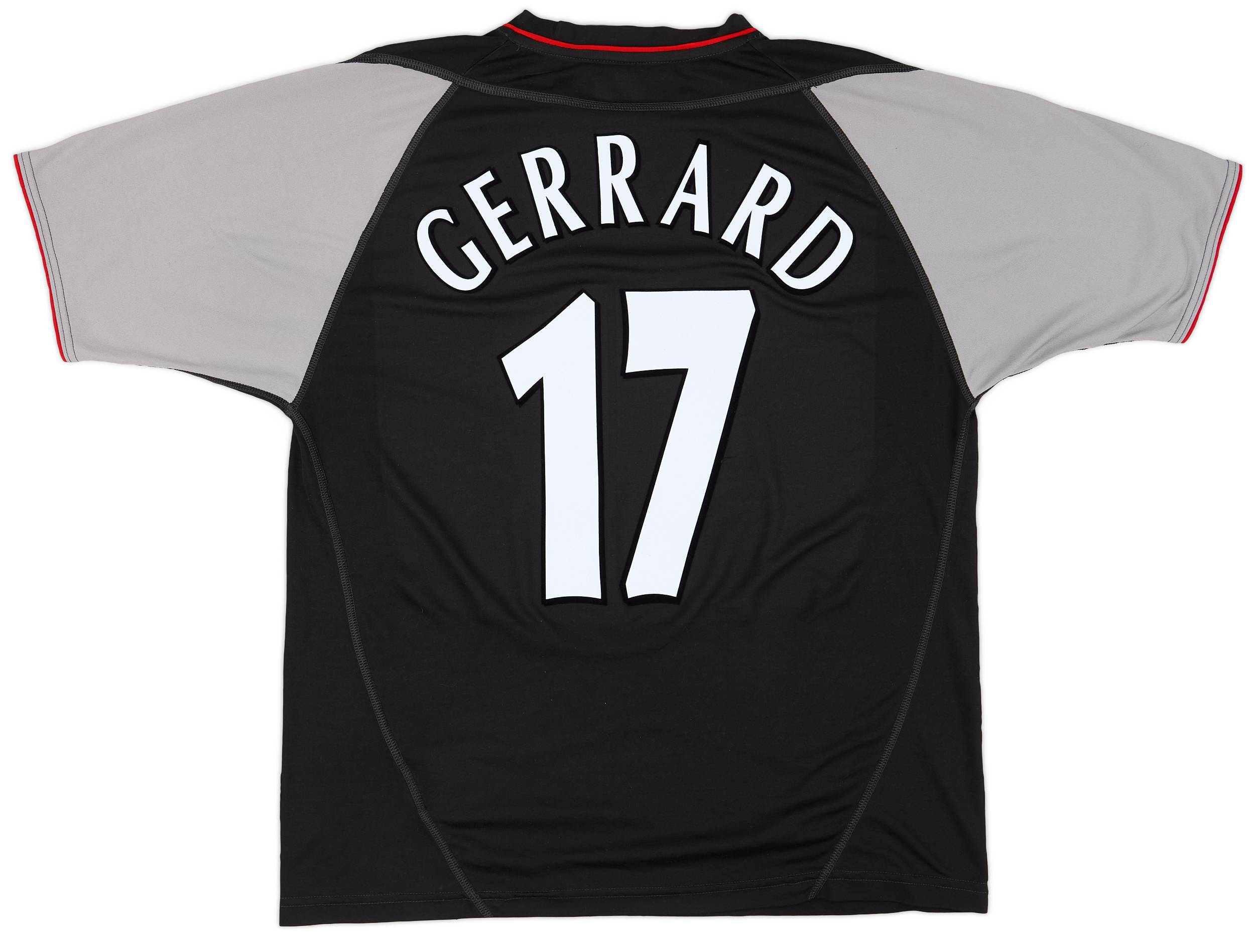2002-04 Liverpool Away Shirt Gerrard #17 - 7/10 - (L)