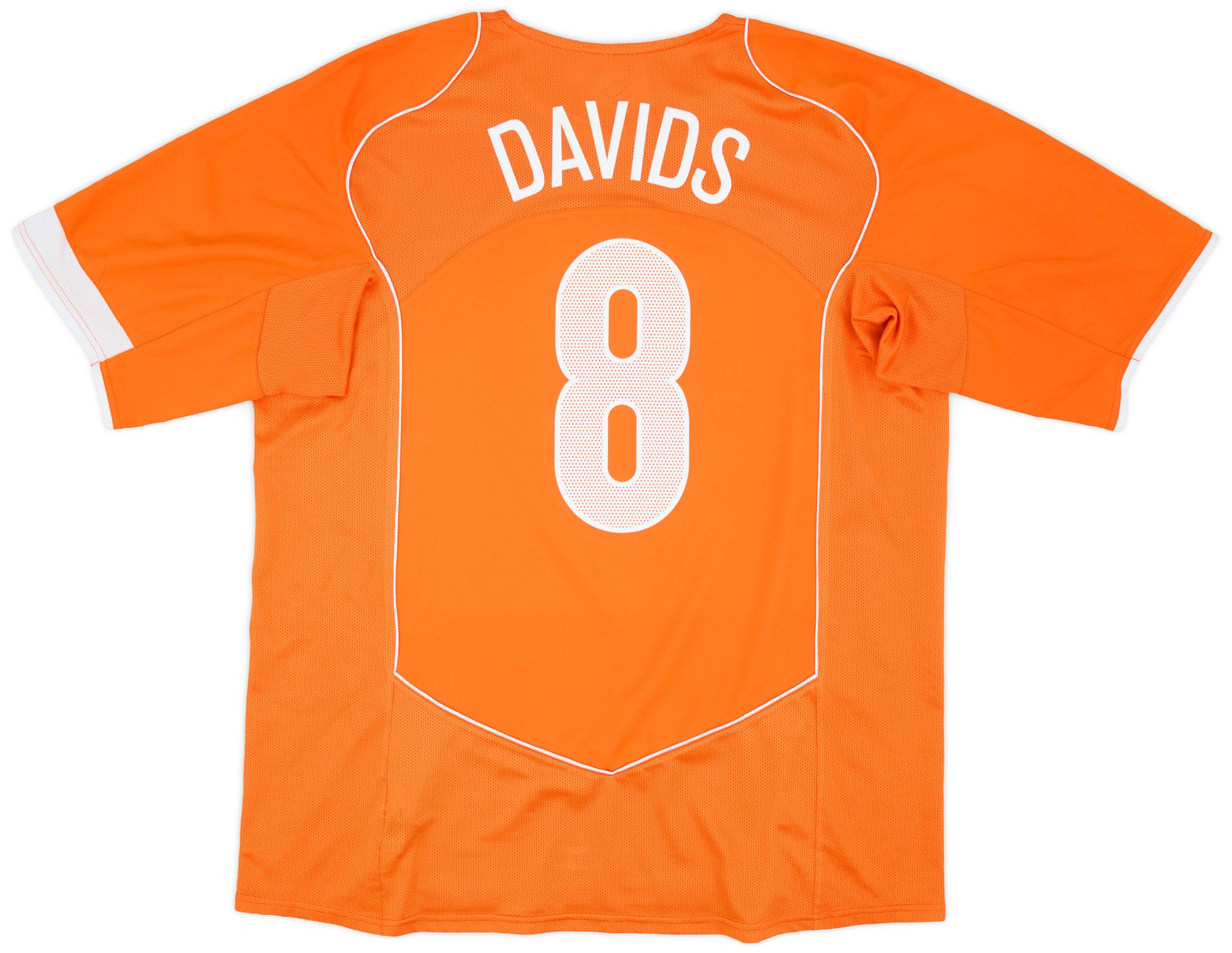 2004-06 Netherlands Home Shirt Davids #8 - 6/10 - (3XL)