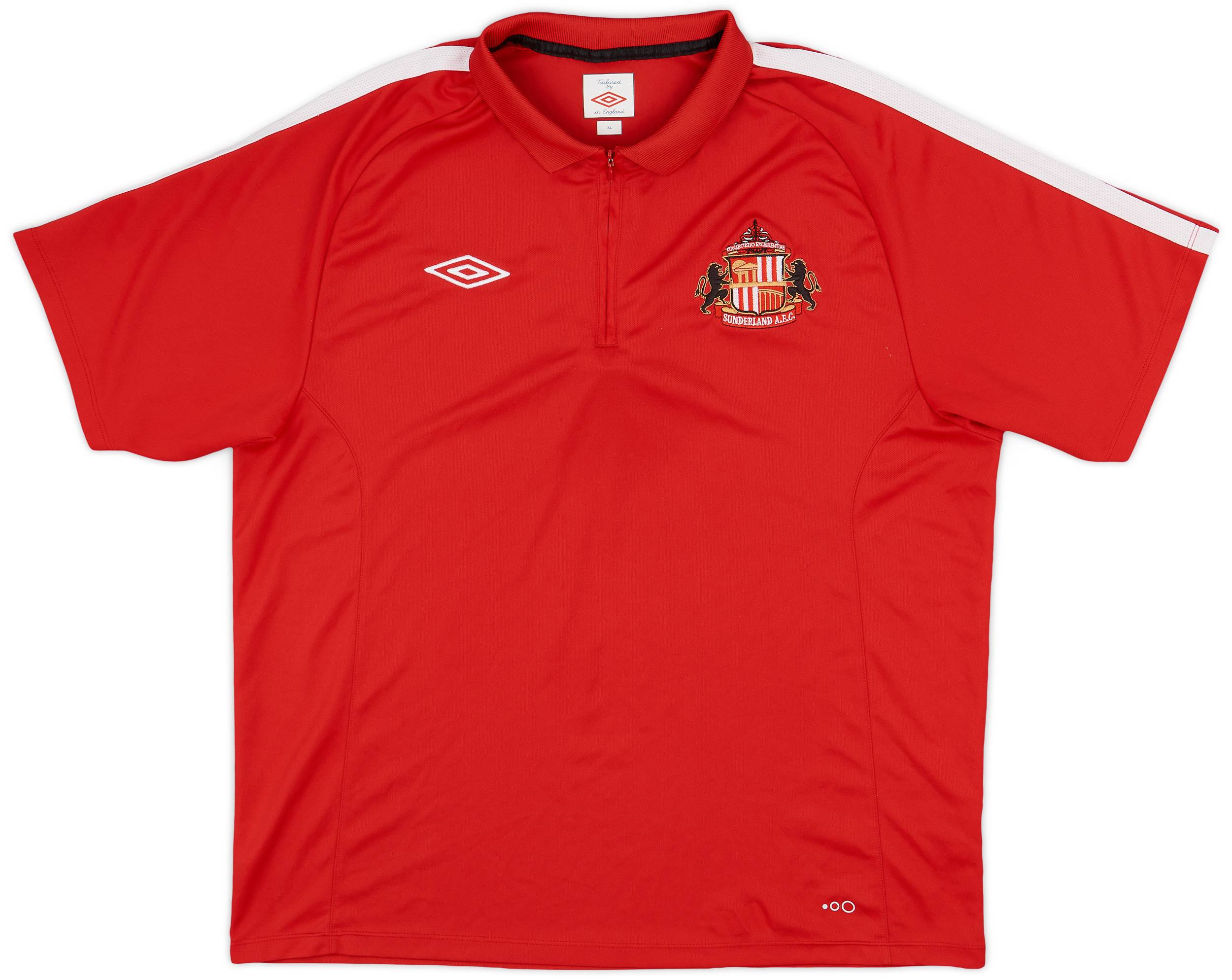 2010-11 Sunderland Umbro 1/4 Zip Polo Shirt - 9/10 - (XL)