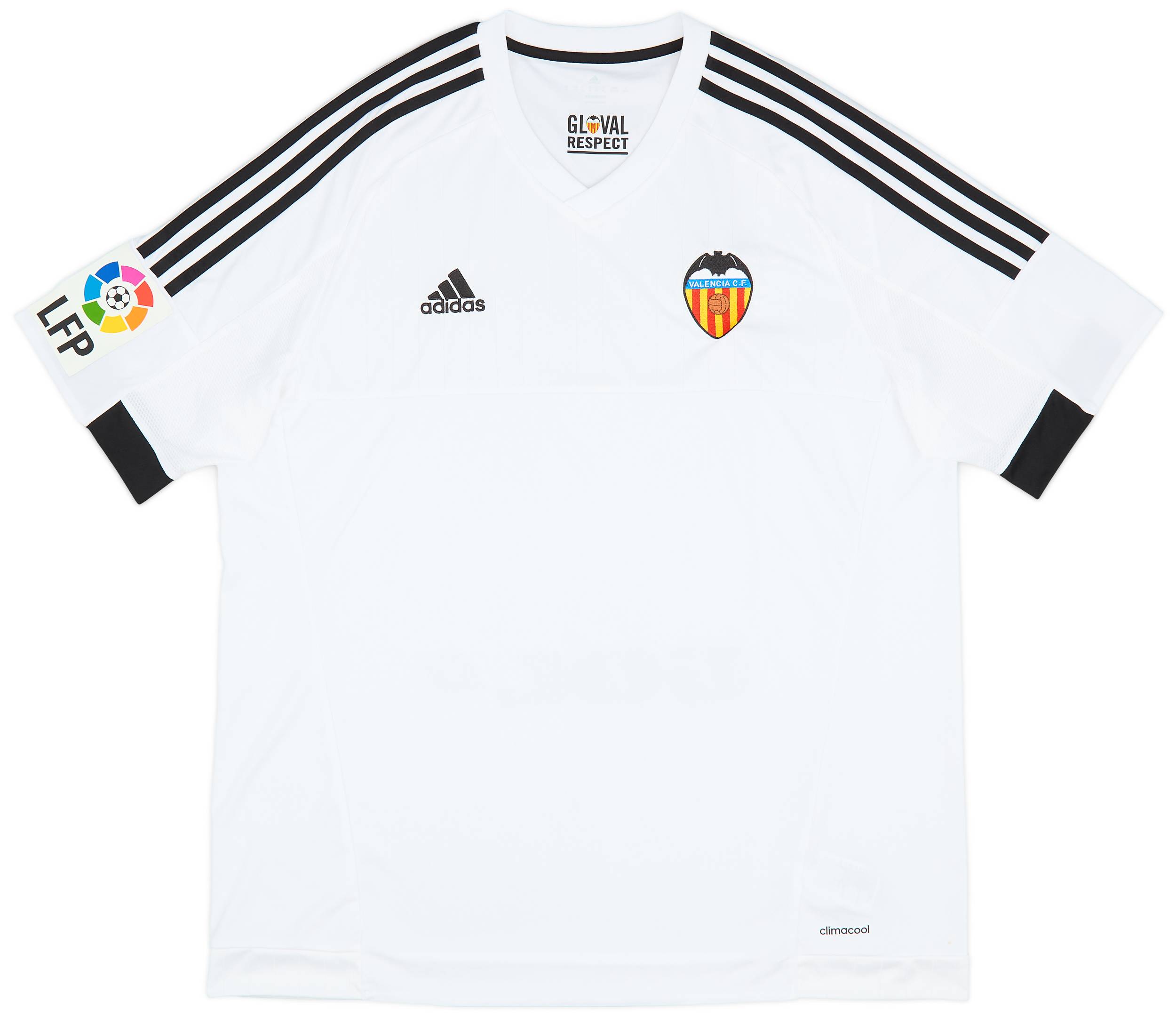 2015-16 Valencia Home Shirt - 9/10 - (XL)