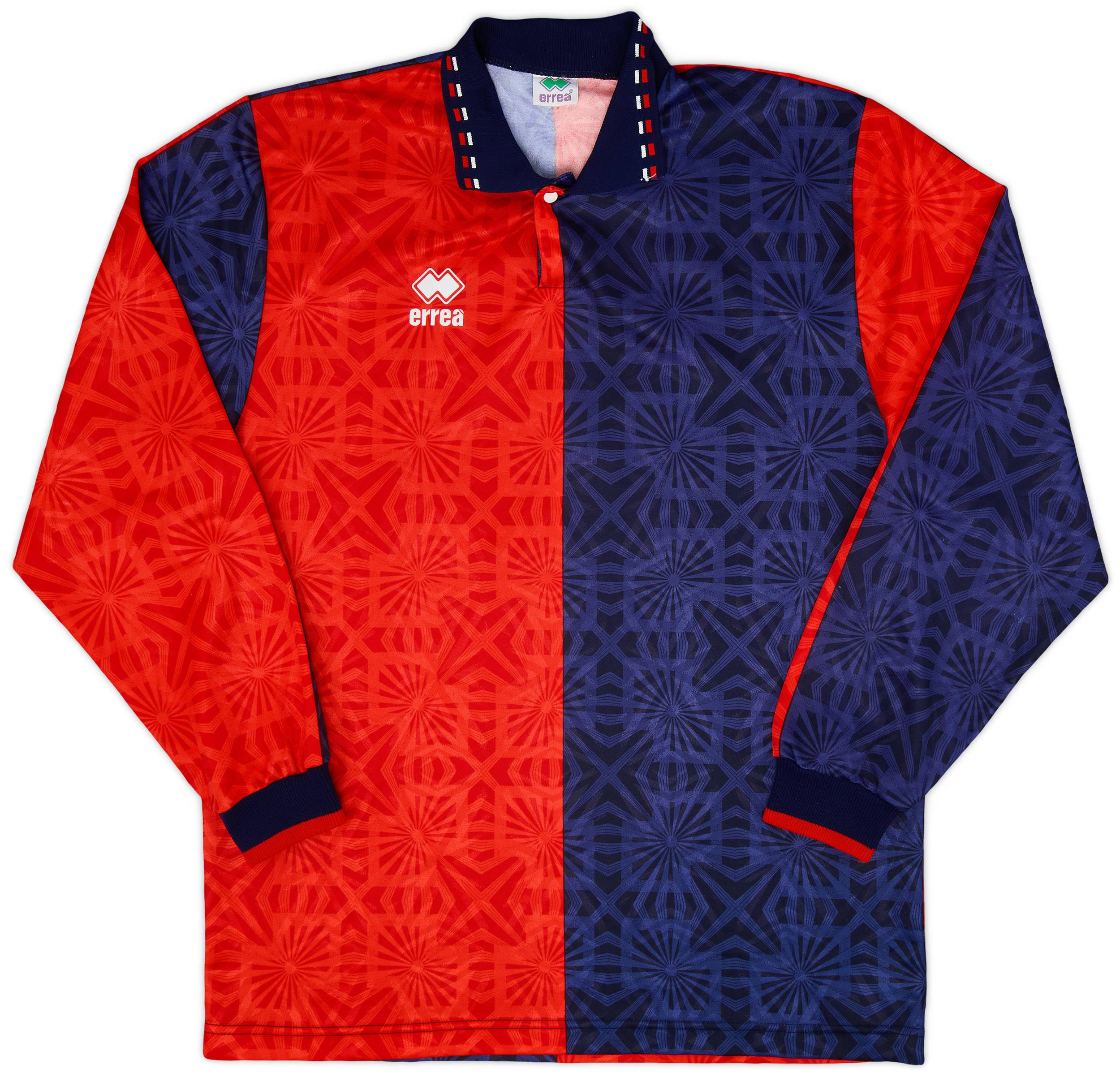 1992-94 Asics Template L/S Shirt (Genoa) #10 - 9/10 - (XL)
