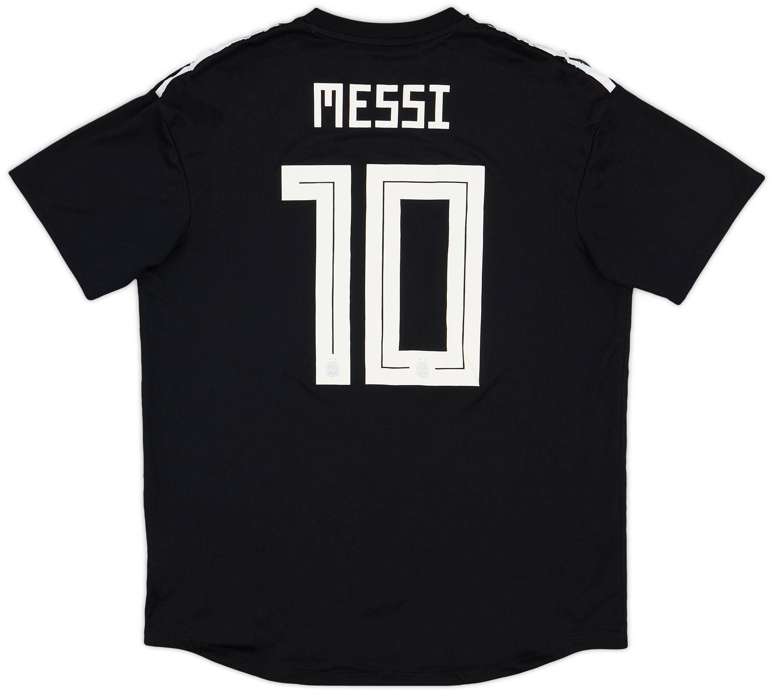 2018-19 Argentina Authentic Away Shirt Messi #10 - 3/10 - (XL)