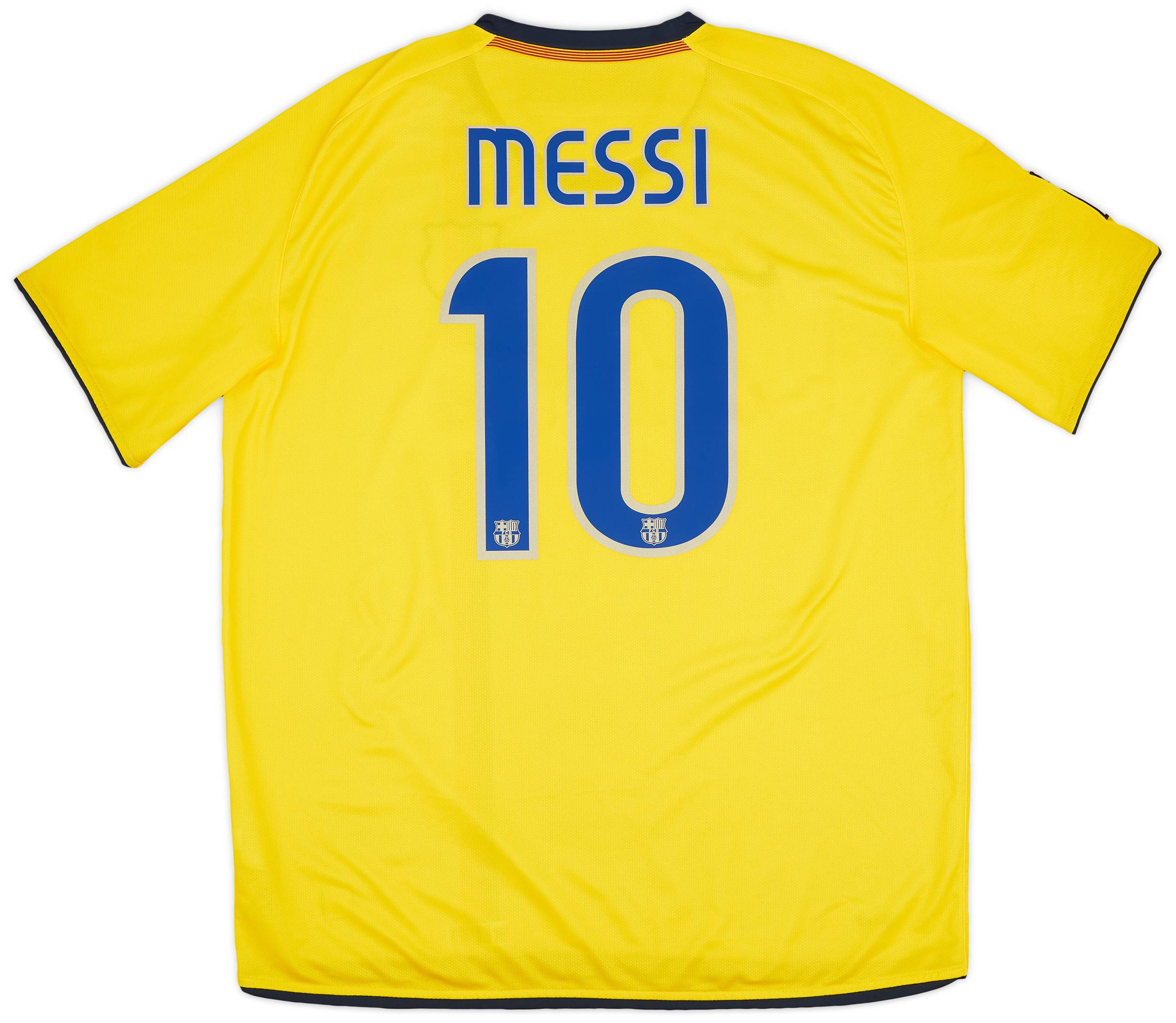 2008-10 Barcelona Away Shirt Messi #10 - 9/10 - (XL)
