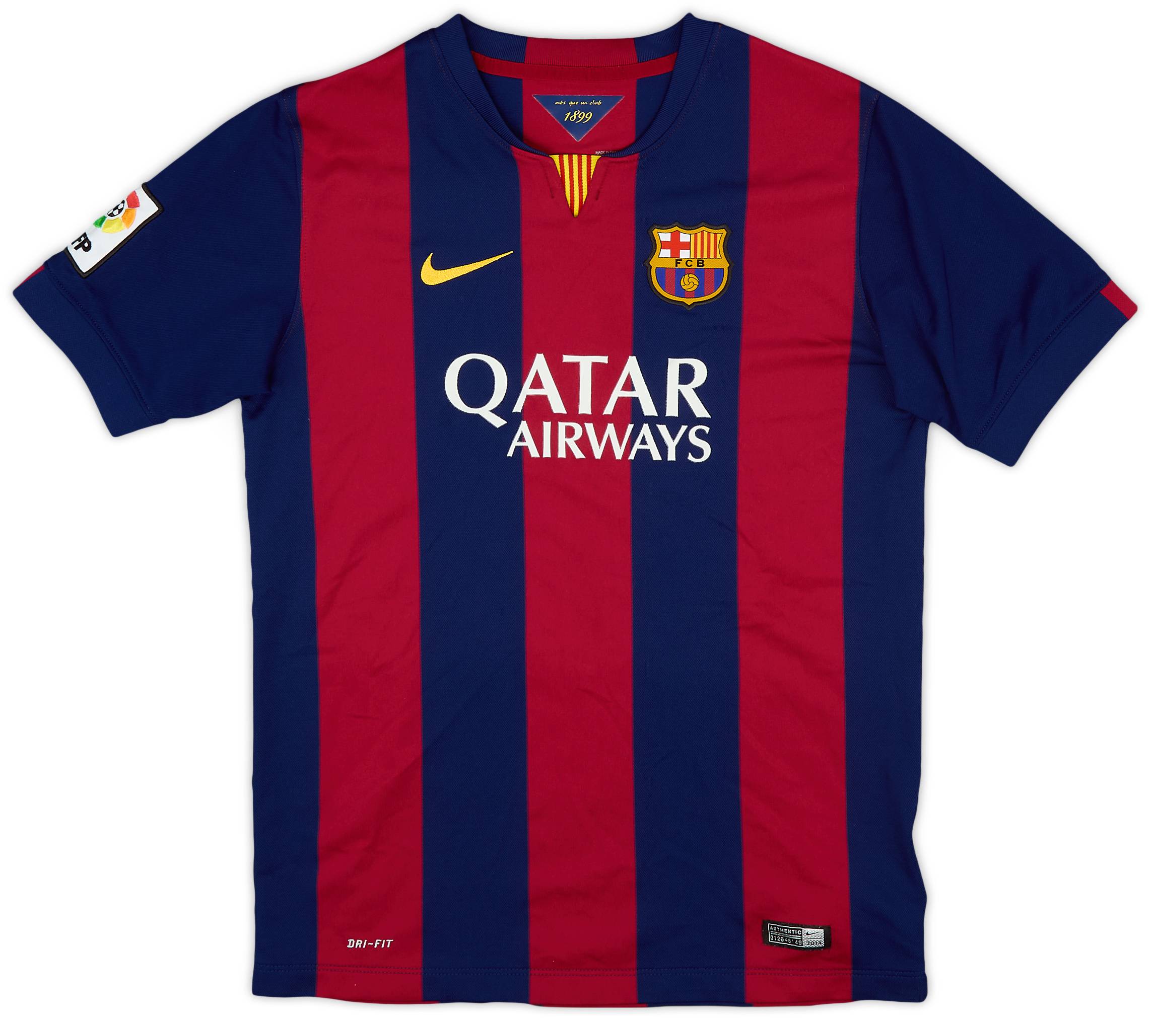 2014-15 Barcelona Home Shirt - 10/10 - (XL.Boys)
